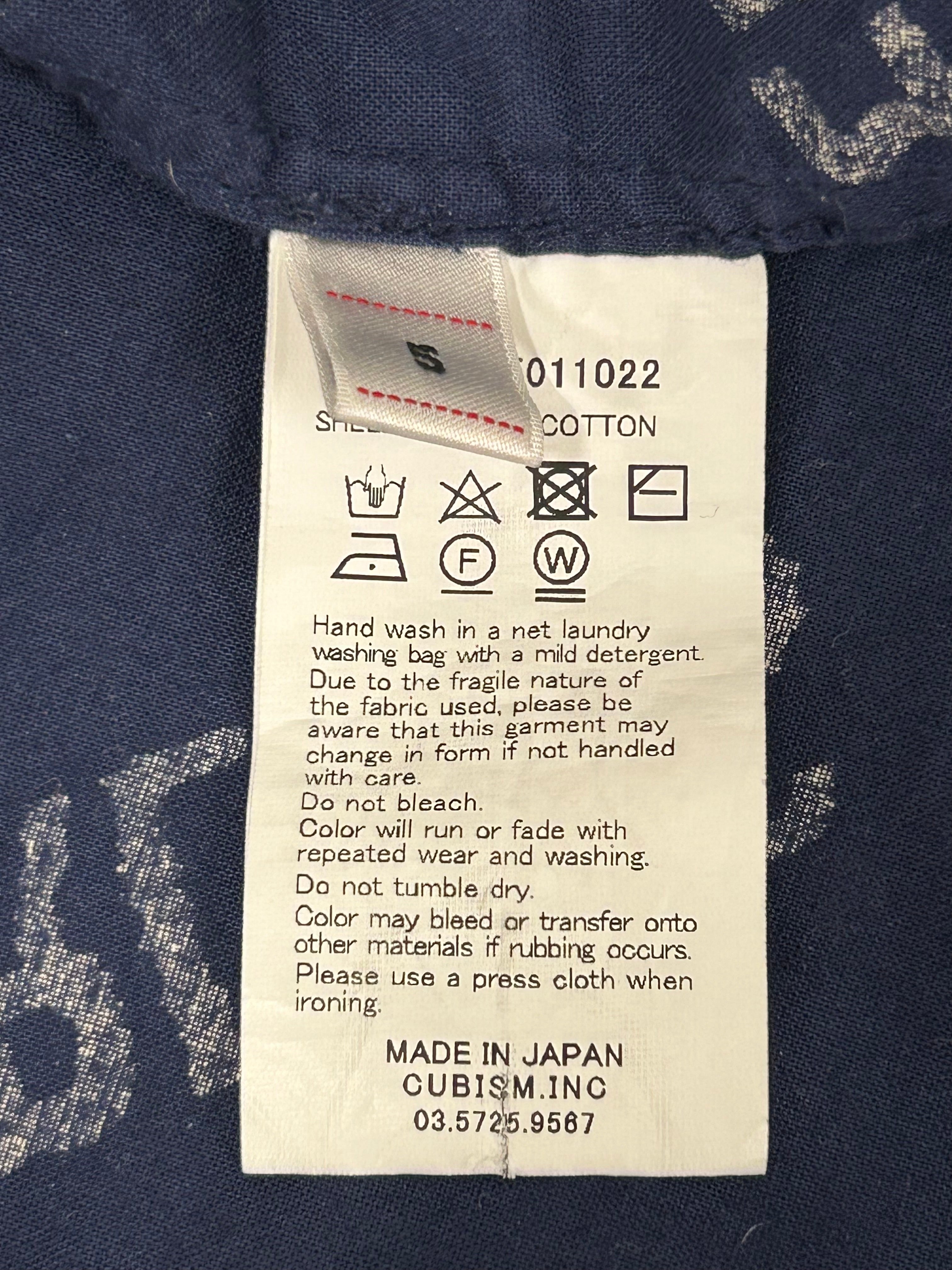 visvim/Shirt/5/Cotton/BLU/Monogram/ view 4