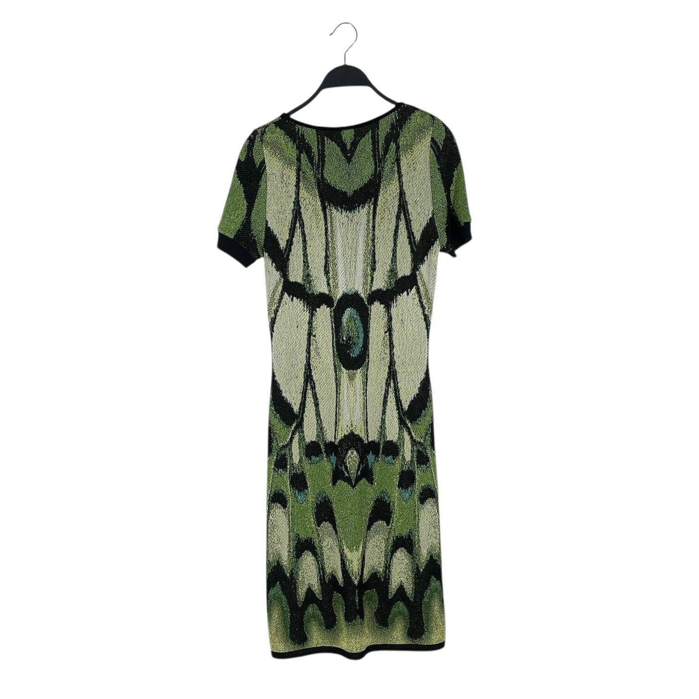 FUZZI/SS Dress/S/All Over Print/Rayon/GRN/INTARSIA MIDI DRESS view 2
