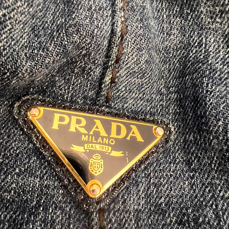 PRADA/Hand Bag/Cotton/RED/