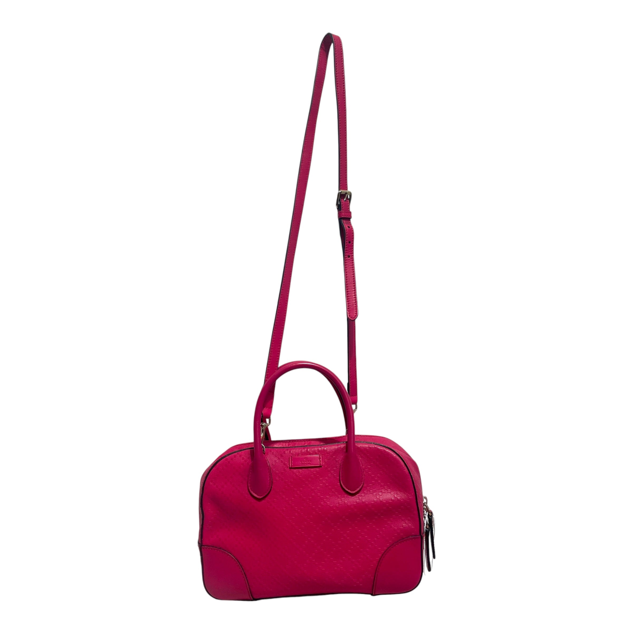 GUCCI/Hand Bag/Leather/PNK/Diamante Top Handle Bag view 6