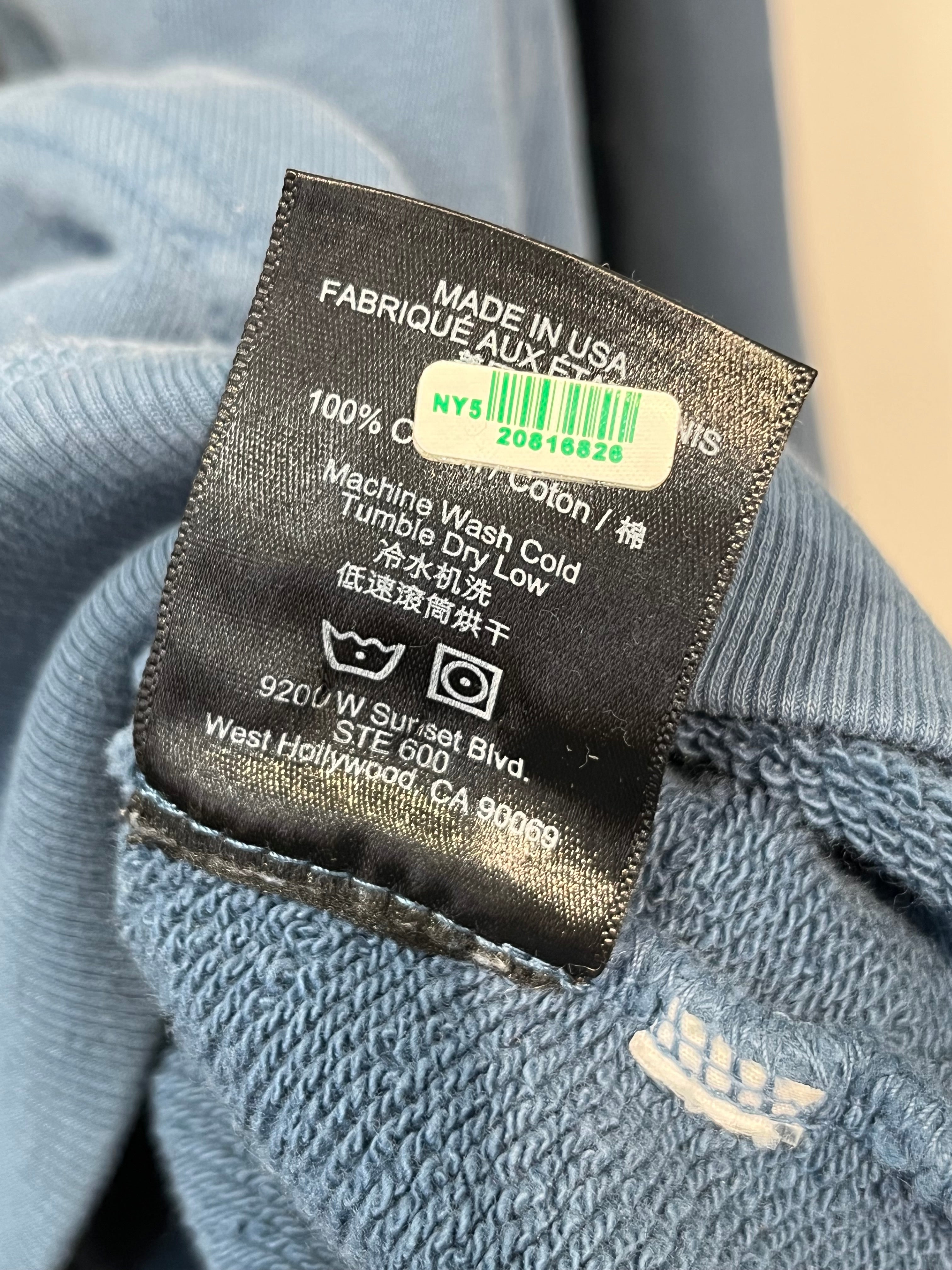 RHUDE/Hoodie/S/Cotton/BLU/90069 LETEBAC BLU/GLD view 4