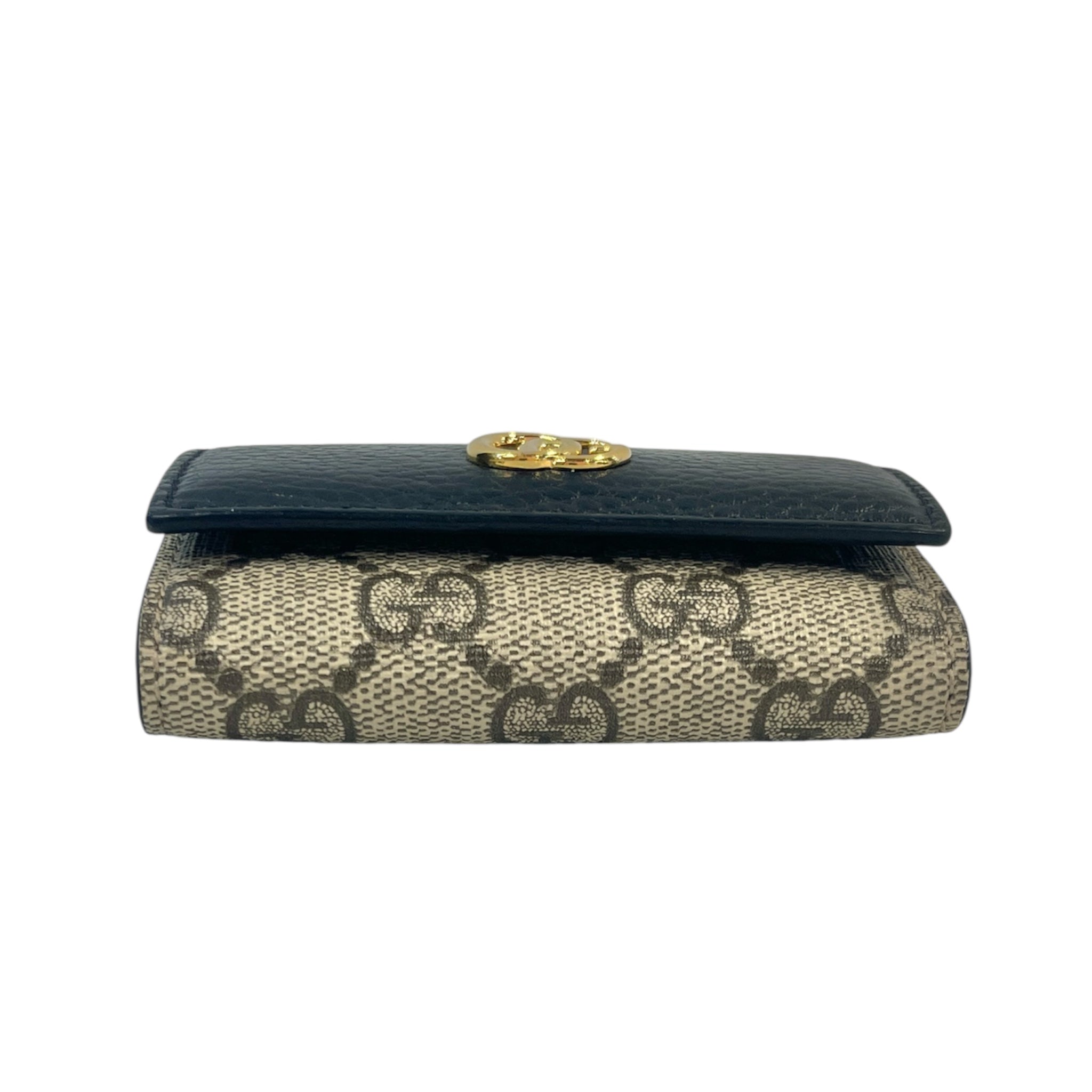 GUCCI/Wallet/Monogram/Leather/NVY/KEYHOLDER view 3