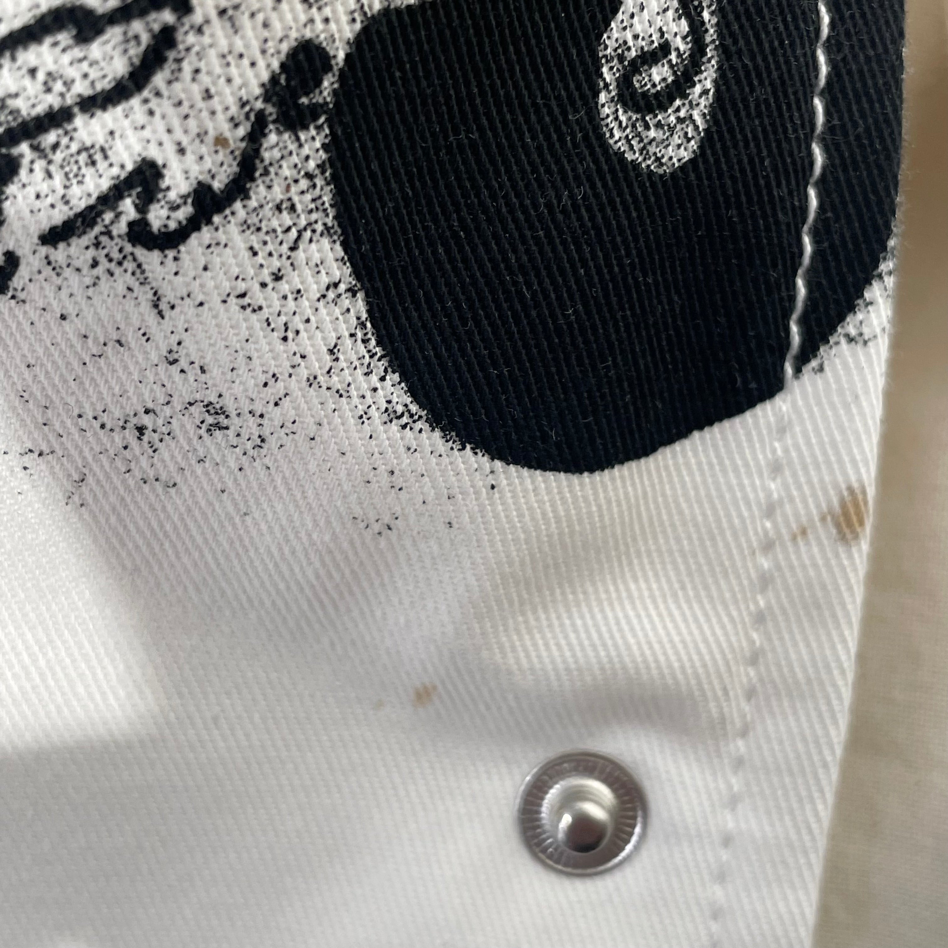 COMME des GARCONS/Jacket/M/Cotton/WHT/Graphic/X CHRISTIAN MARCLAY view 5