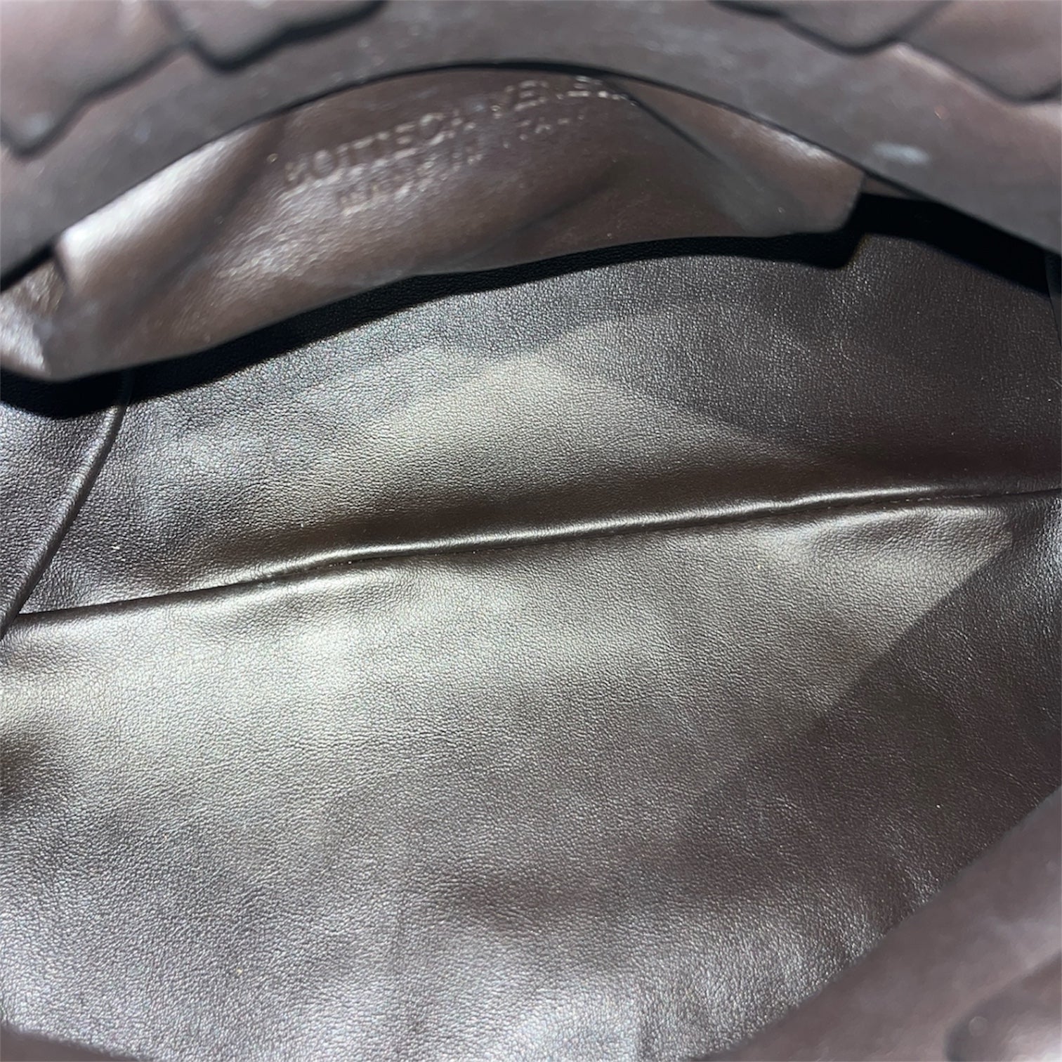 BOTTEGA VENETA/Hand Bag/Leather/BRW/gold chain pouch bag view 5