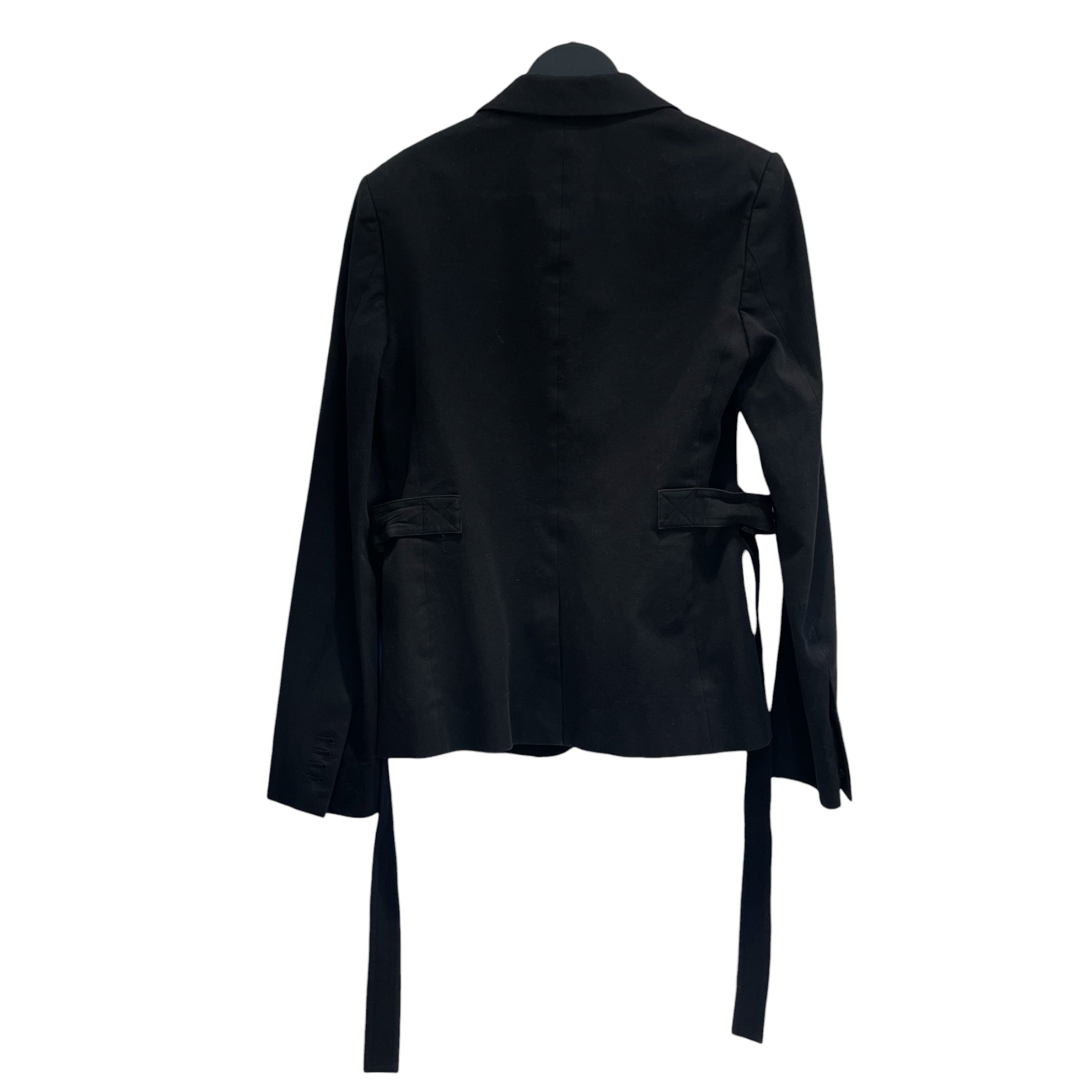 Helmut Lang/Suits/2/Cotton/BLK/blazer/belted view 2