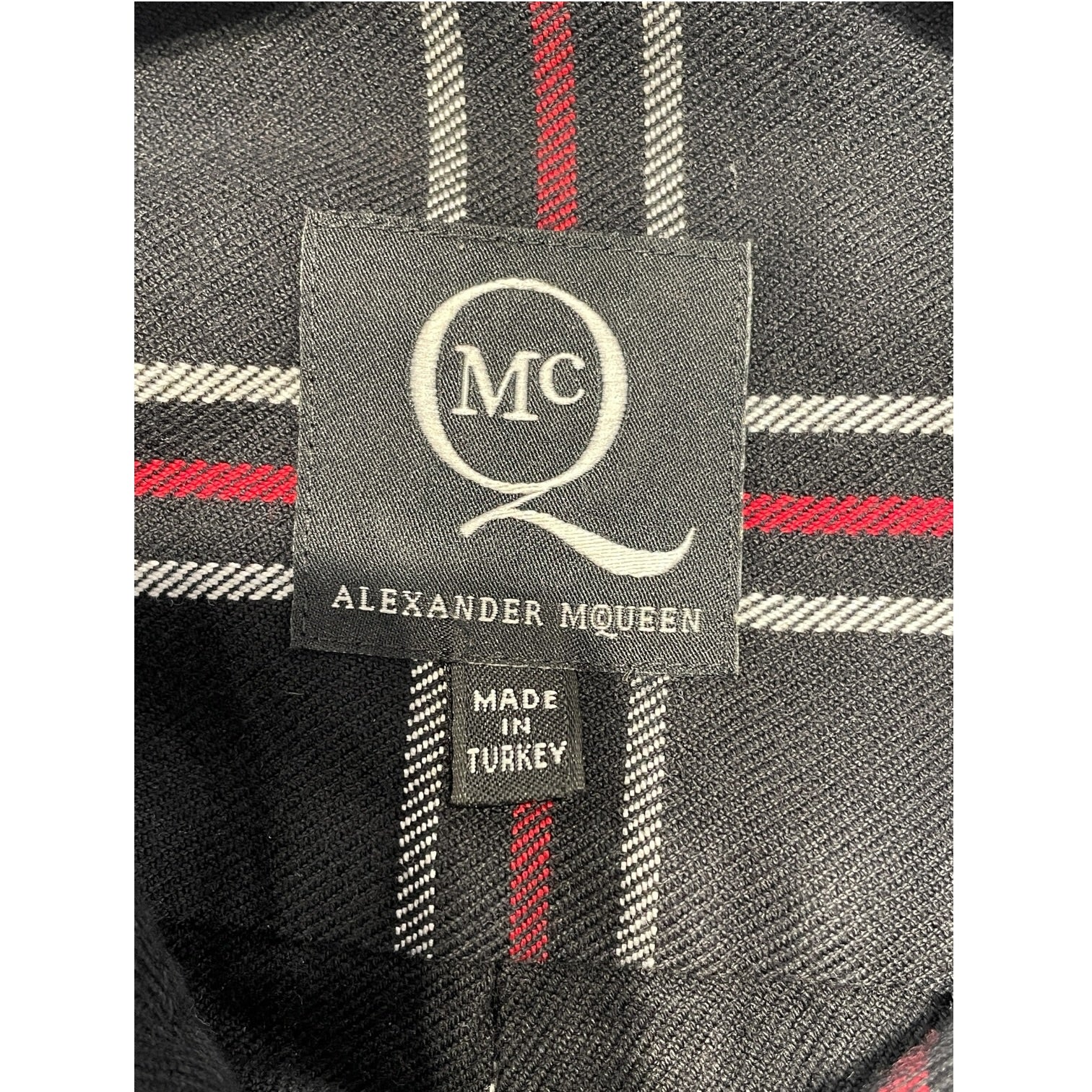 Alexander McQueen/Flannel Shirt/L/Cotton/BLK/Long Length/Plaid/ALEXANDER MCQUEEN PLAID TARTAN view 3