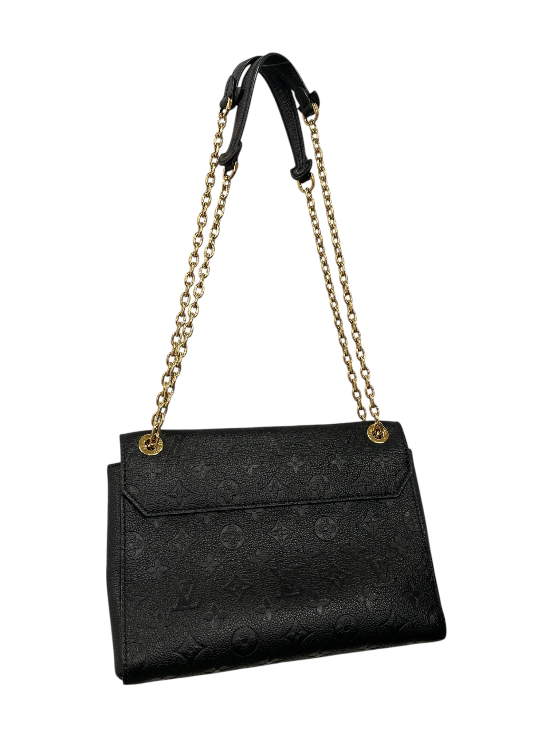 LOUIS VUITTON/Cross Body Bag/S/Leather/CRM/DAMIER AZUR POCHETTE view 2