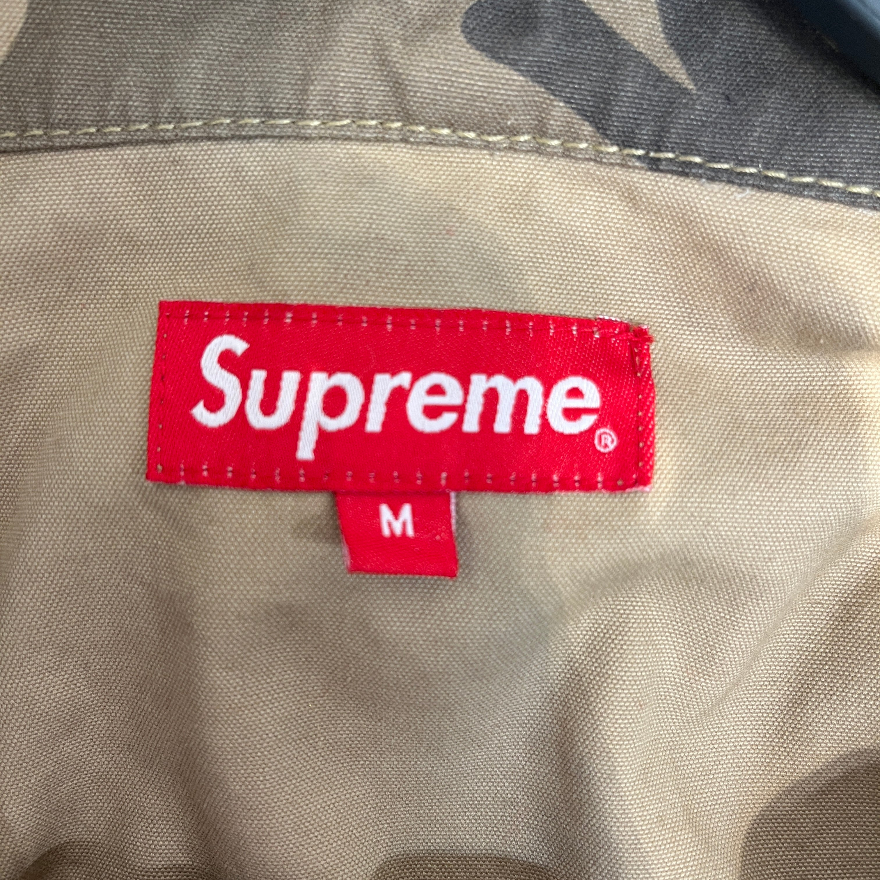 Supreme/Military Jkt/M/Cotton/KHK/Single Breasted/Camouflage/FW19 Field Jacket view 3