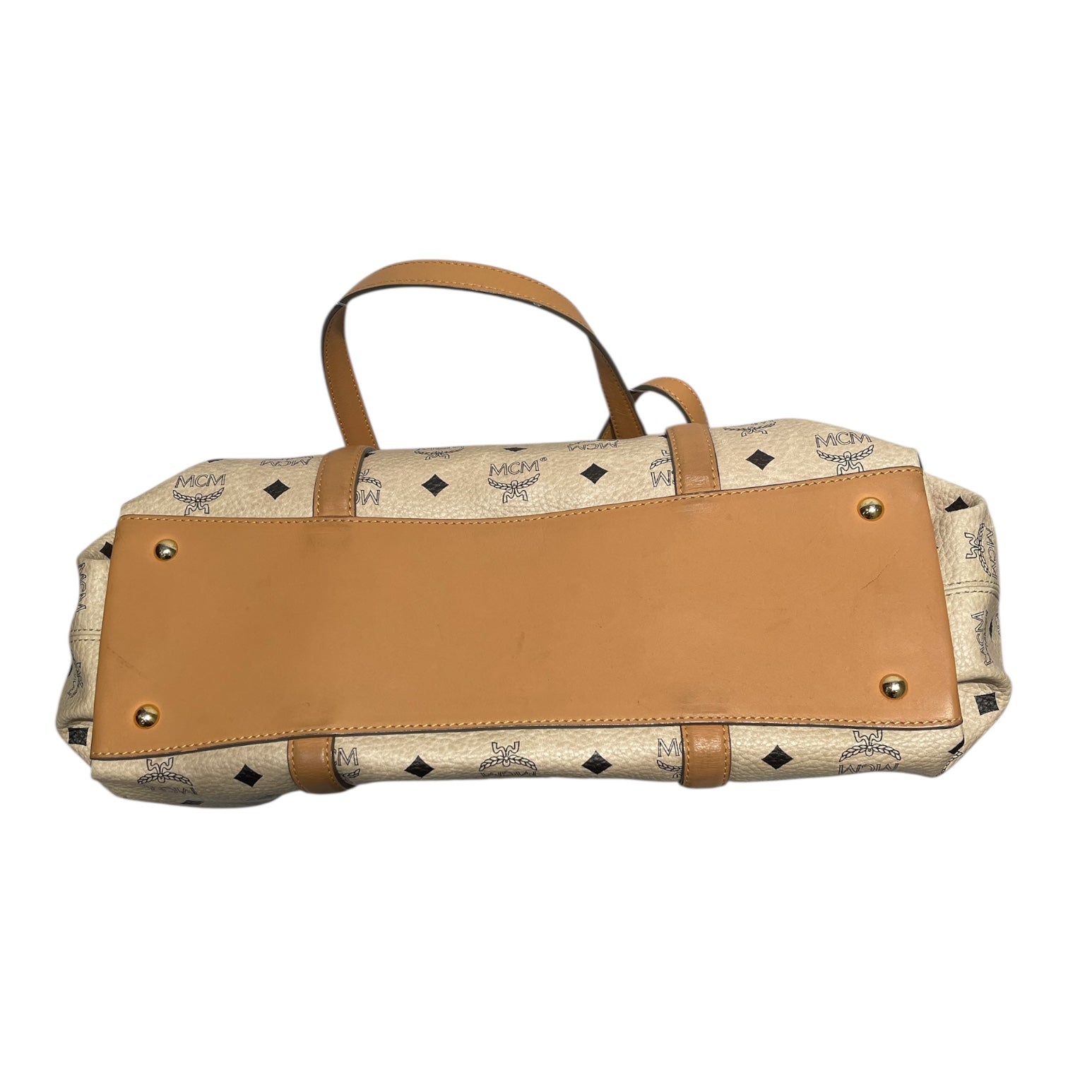 MCM/Tote Bag/Monogram/Leather/CRM/e5721 view 3