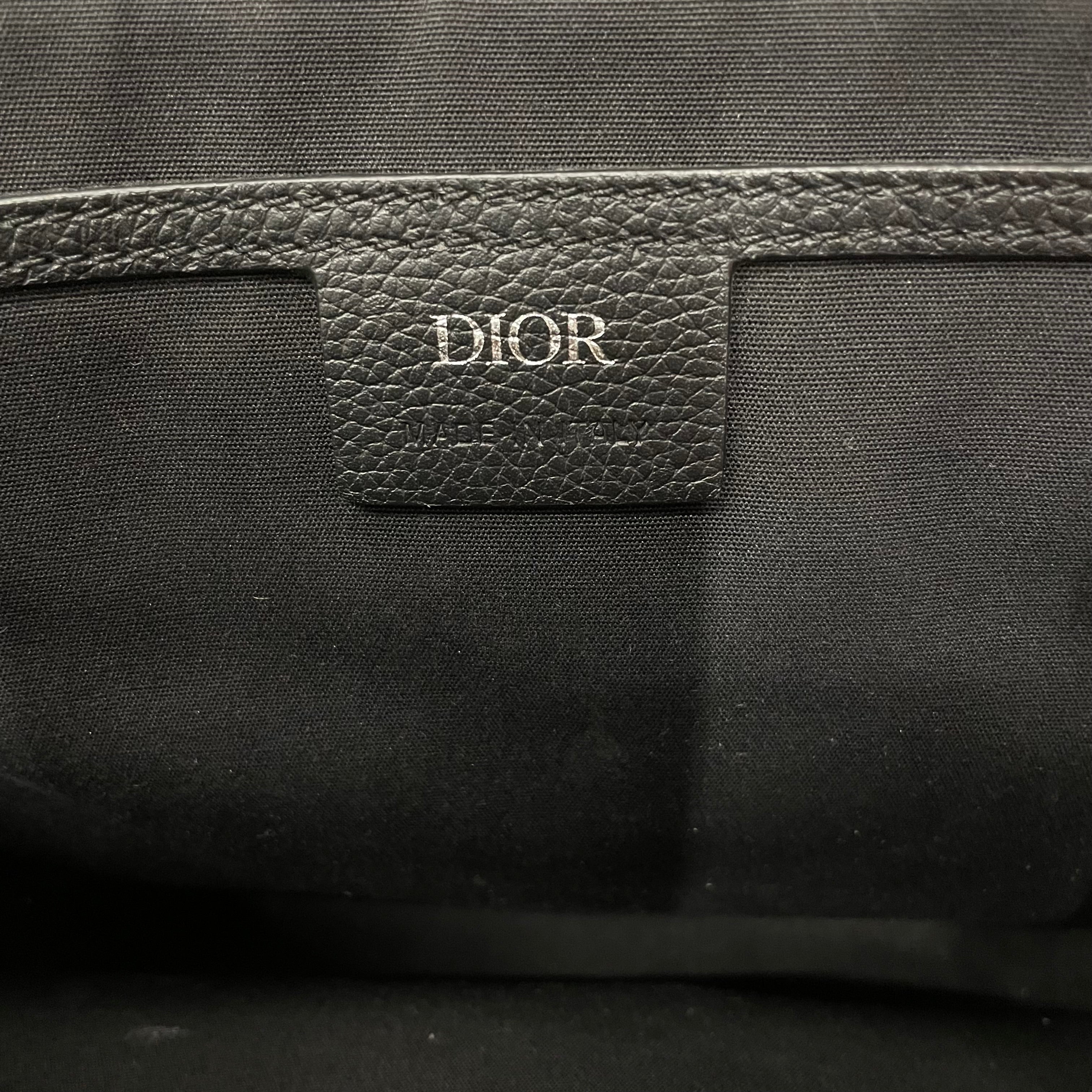 Christian Dior/Cross Body Bag/All Over Print/Leather/BLK/01BP 0254 view 7