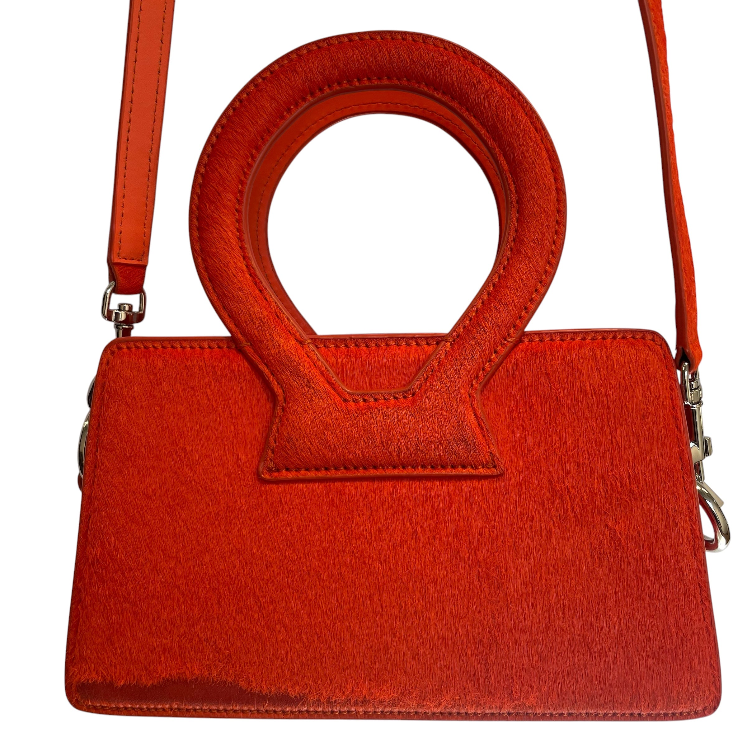 luar/Bag/Mohair/ORN/ponyhair/ silvr harware view 4