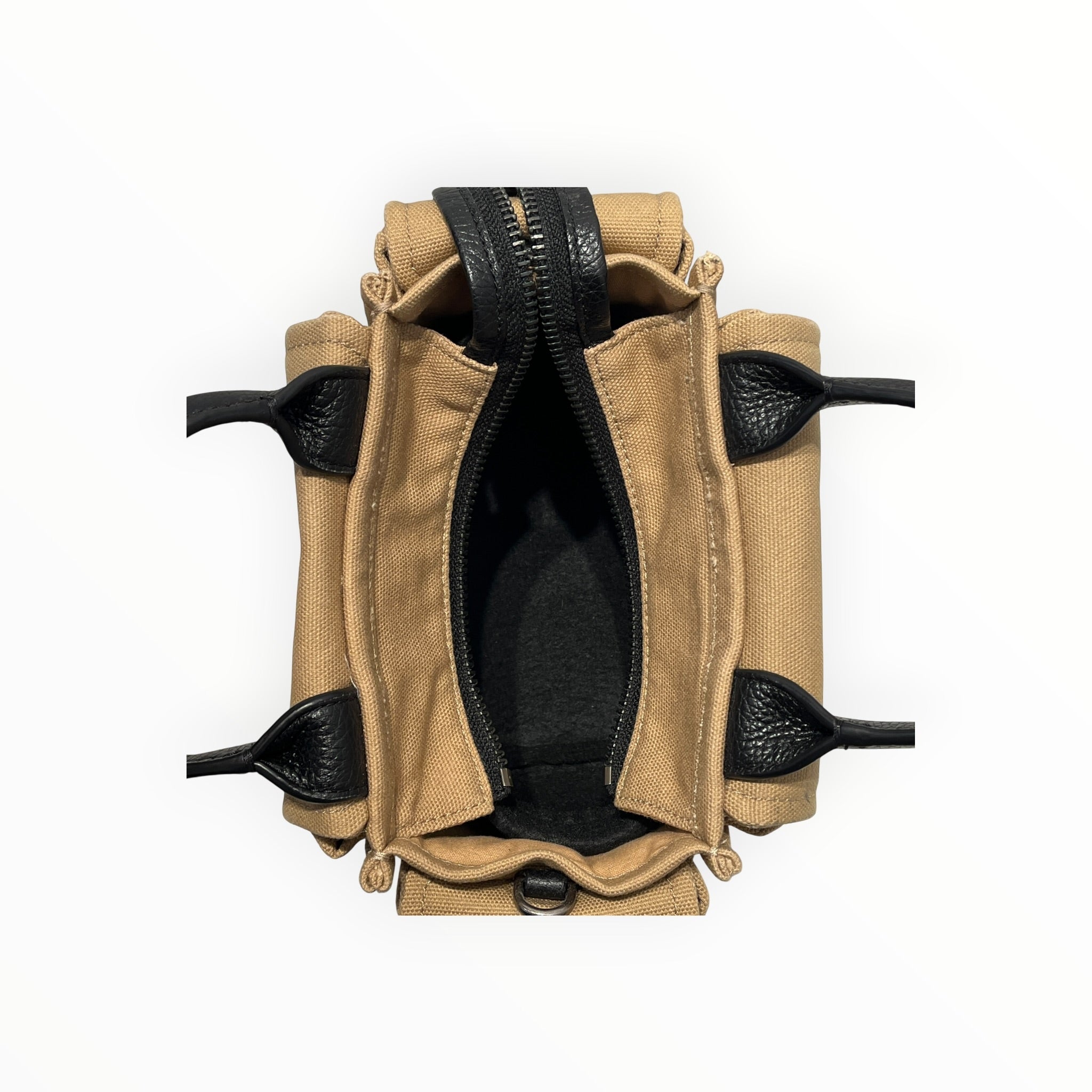MARC JACOBS/Cross Body Bag/Graphic/Cotton/BEG/The Mini Tool Box in Khaki view 4