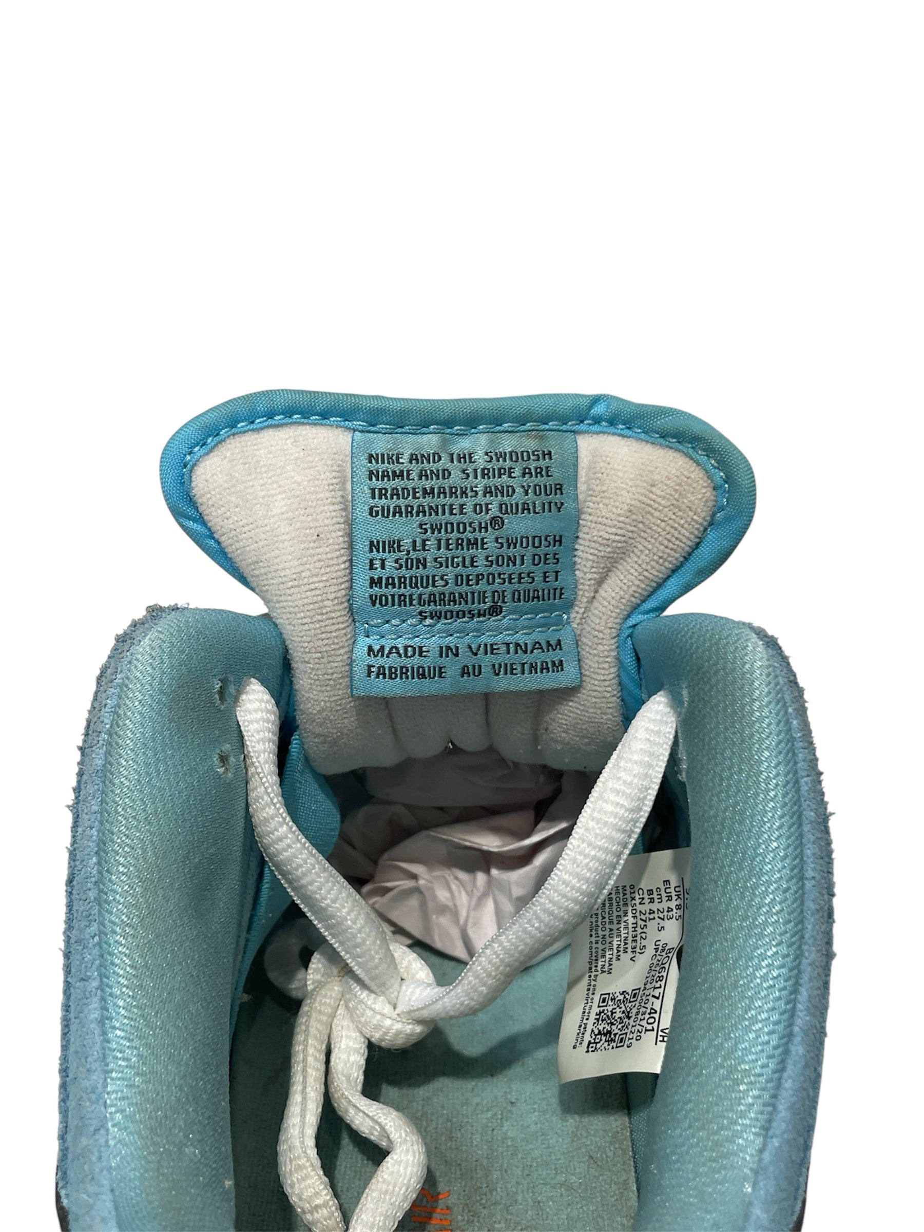 NIKE/SB DUNK LOW PRO/Low-Sneakers/US 9.5/Cotton/BLU/BQ6817-401 view 8