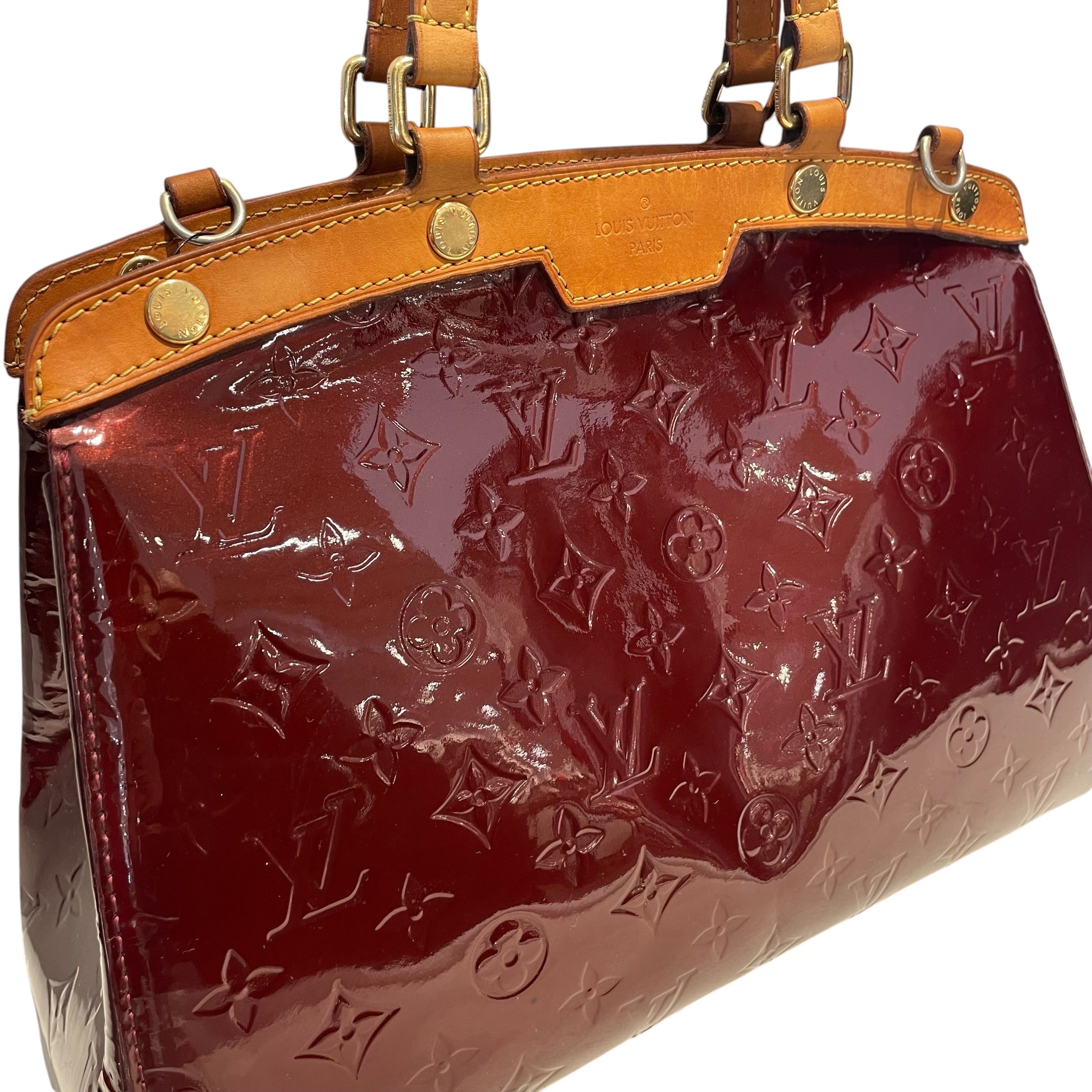 LOUIS VUITTON/Hand Bag/Monogram/Leather/BRD/Vernis Brea MM view 6