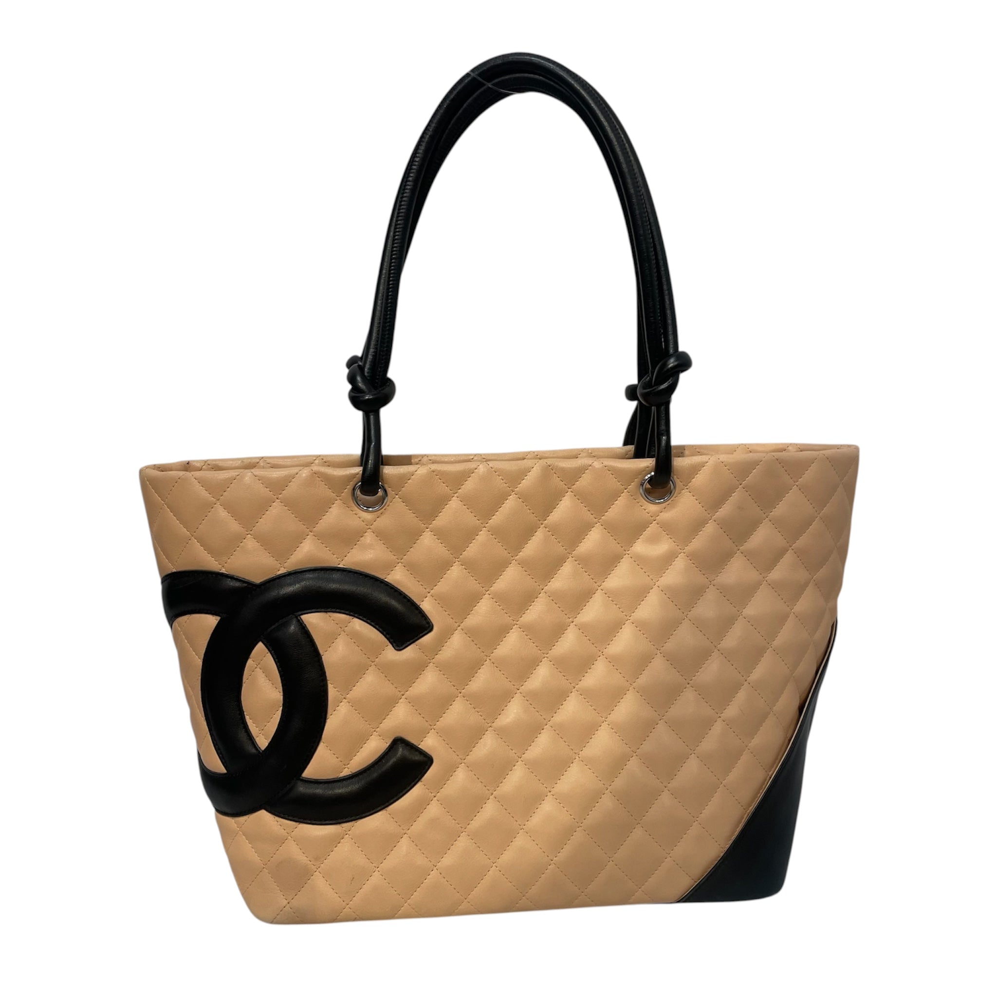 CHANEL/Tote Bag/Leather/BEG/cambon large view 1