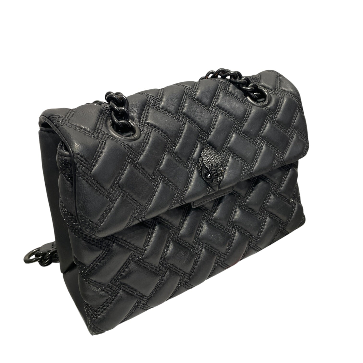Kurt Geiger/Cross Body Bag/Leather/BLK/Kensington Drench Crossbody view 5