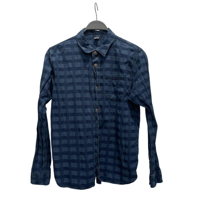pure blue japan/Blouse/S/Plaid/Cotton/NVY/