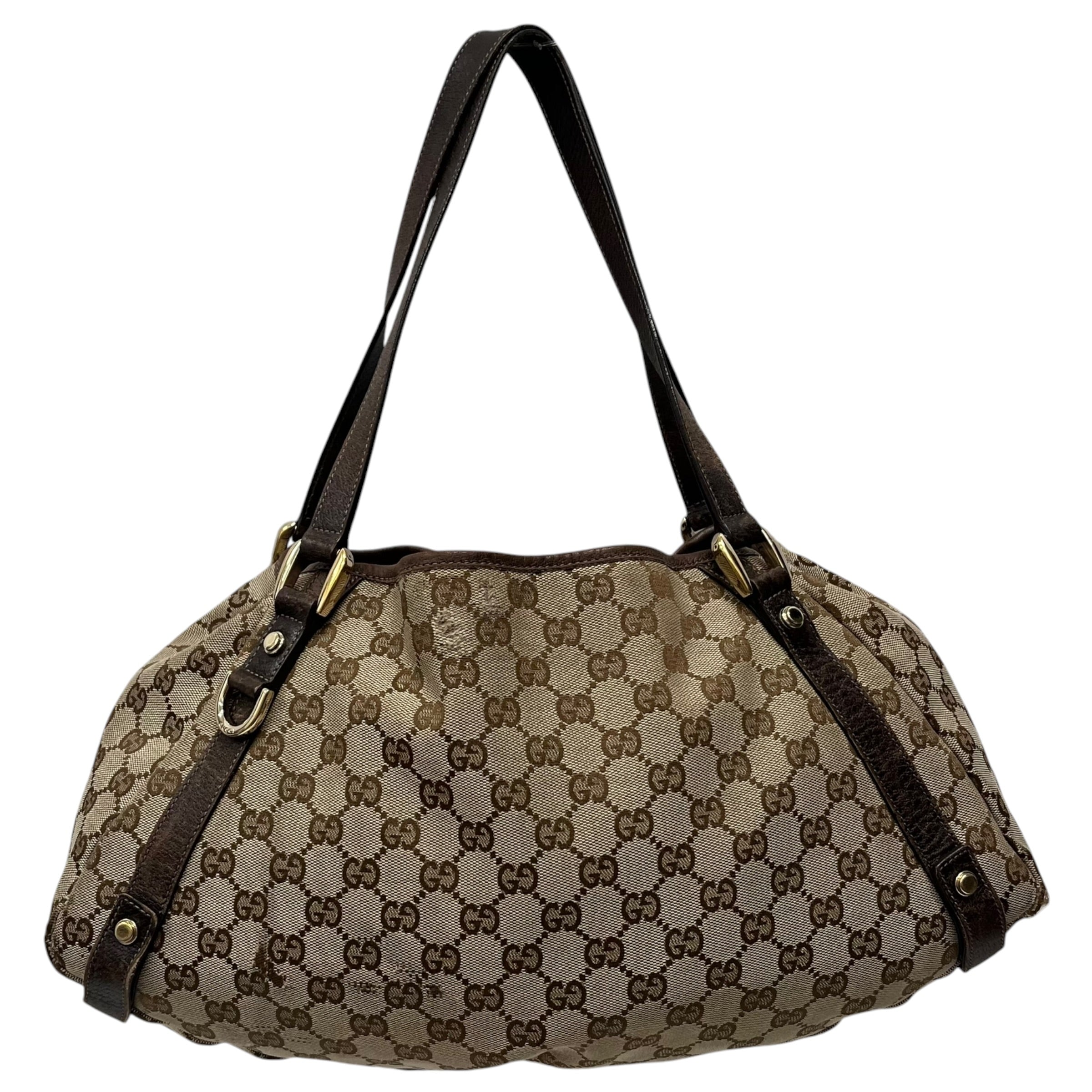 GUCCI/Hand Bag/Monogram/Cotton/BEG/ABBEY view 1