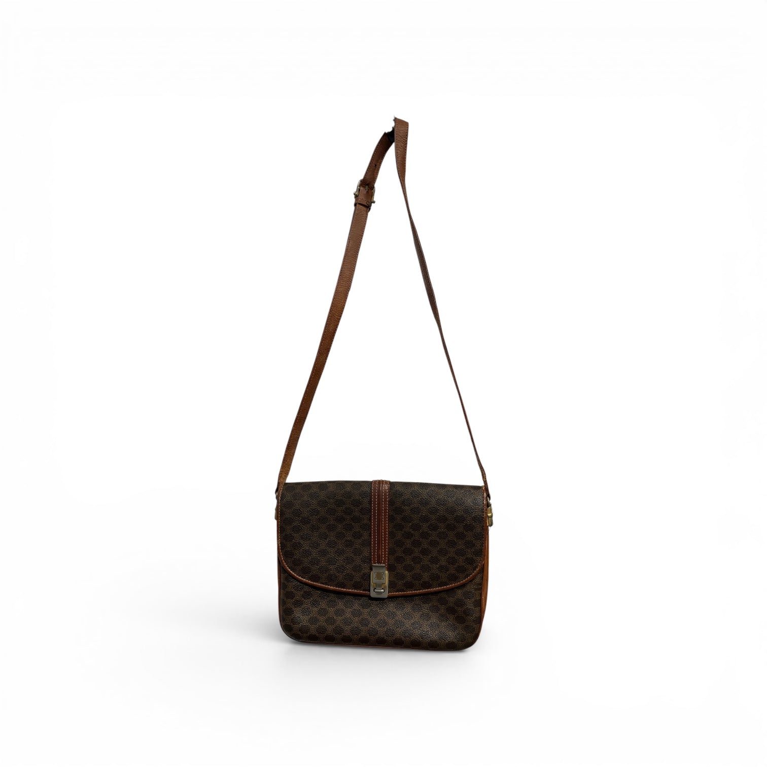 CELINE/Cross Body Bag/Monogram/Leather/BRW/ view 1