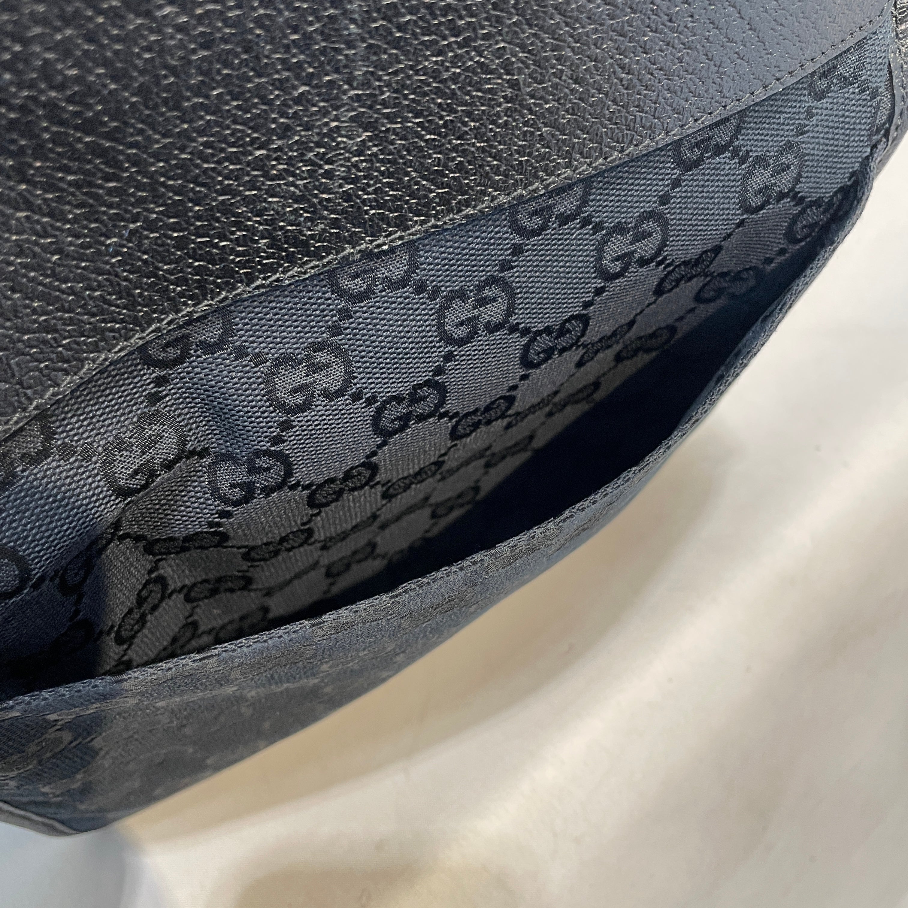 GUCCI/Cross Body Bag/Monogram/Nylon/BLK/Monogram cross body bag view 6