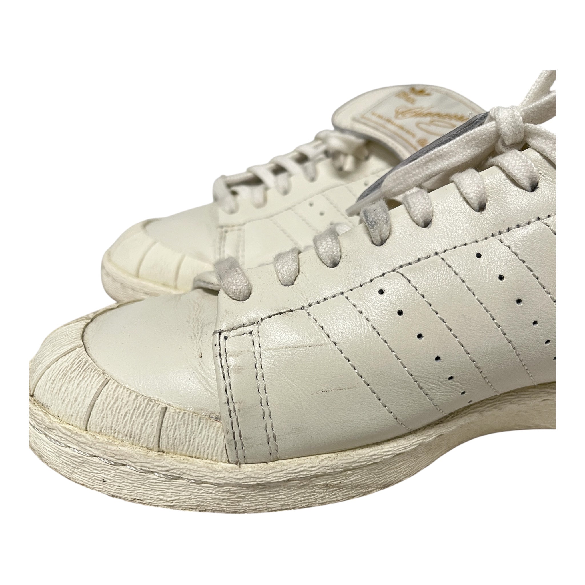 WILLY CHAVARRIA/adidas/Low-Sneakers/US 11/Faux Leather/WHT/JABBAR LO OFF WHITE/GLD view 6