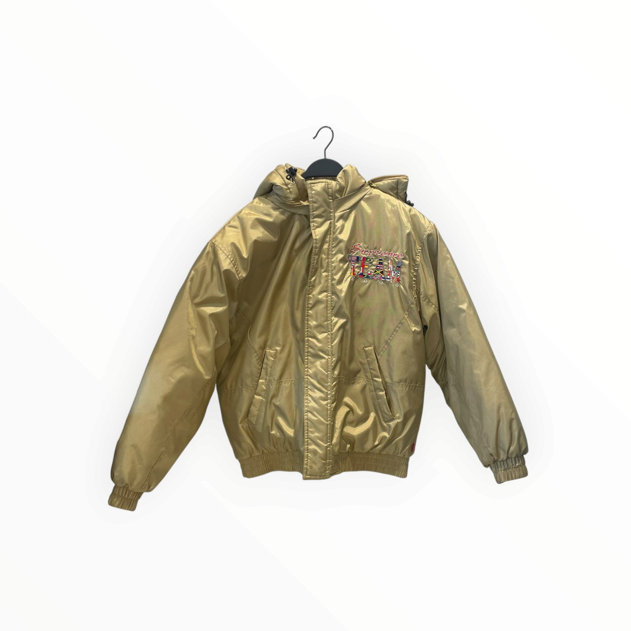 Supreme/Puffer Jkt/S/Cotton/GLD/ view 1