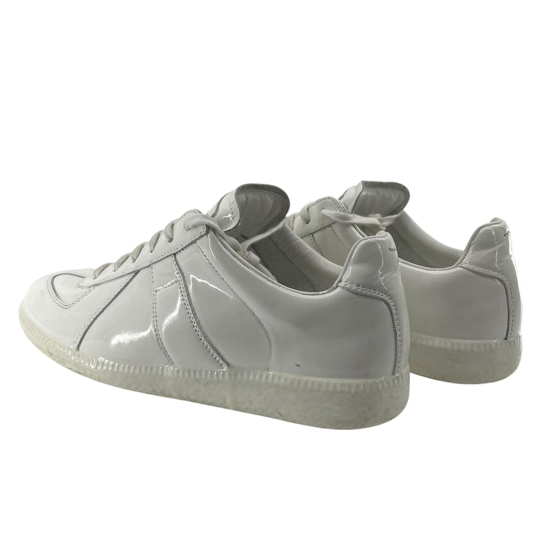 Maison Margiela/Low-Sneakers/EU 39/Polyester/WHT/PATENT REPLICA GATS
