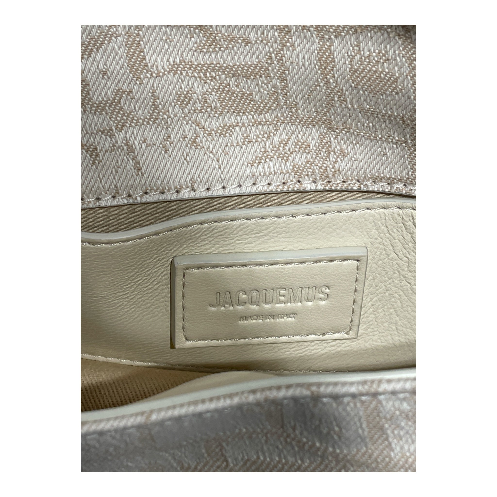 JACQUEMUS/Hand Bag/All Over Print/Cotton/CRM/petit bambimou view 4
