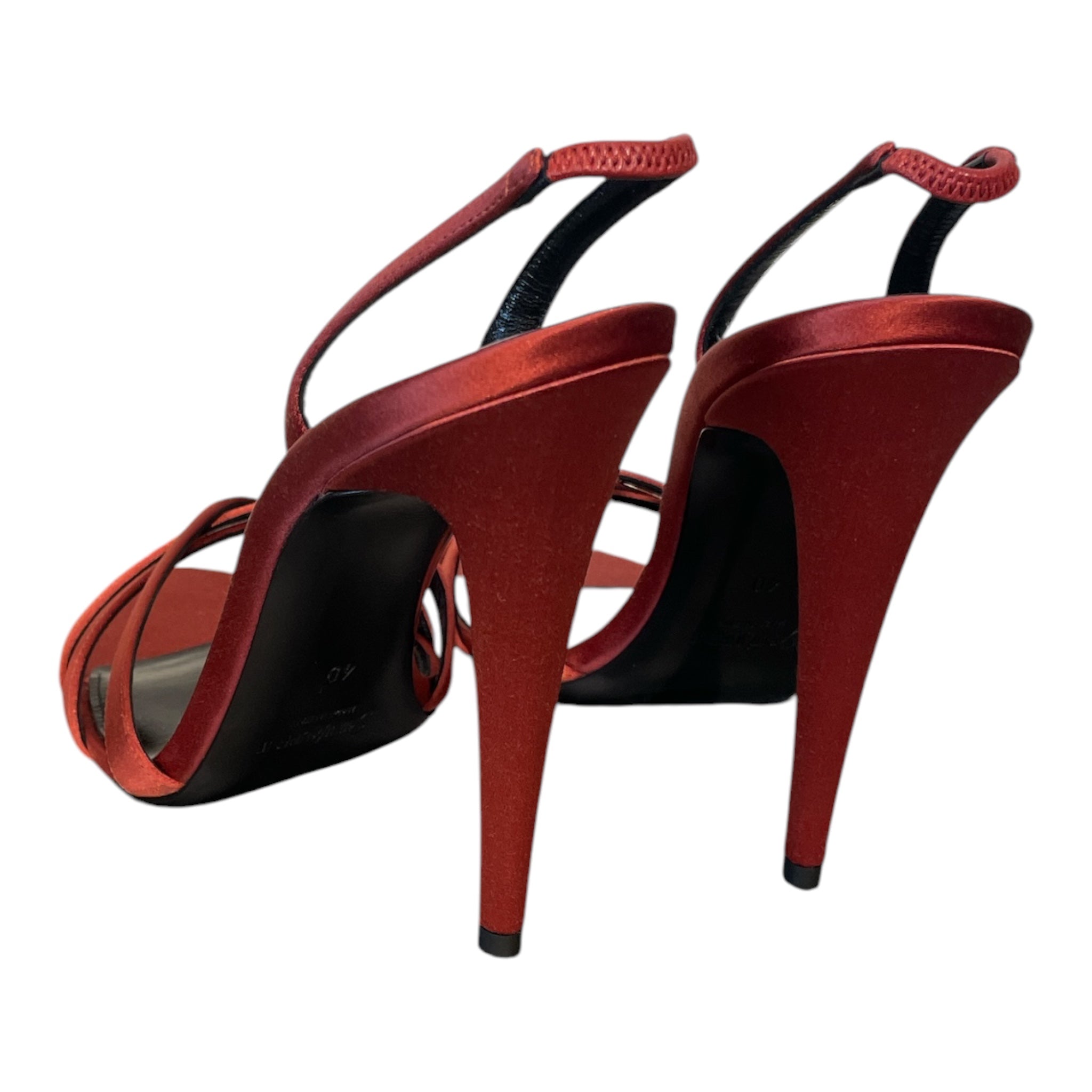 SAINT LAURENT/Heels/EU 40/Silk/ORN/SS2026 KATE SLINGBACK HEEL view 2