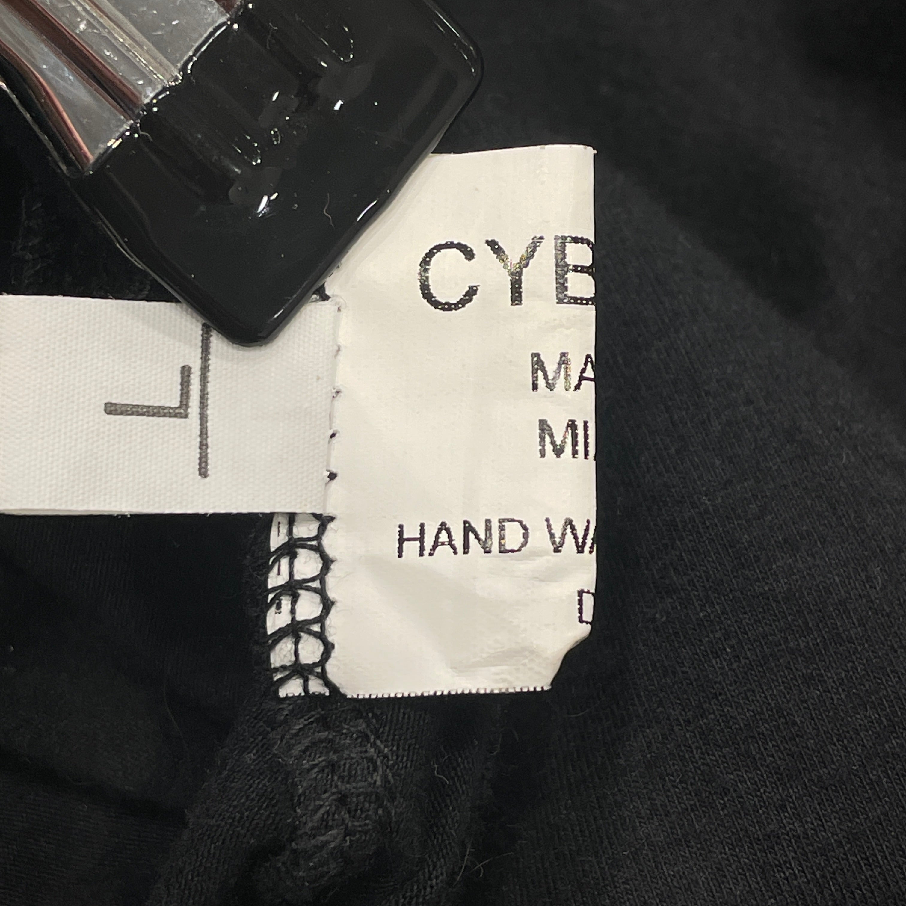 CYBERDOG/T-Shirt/M/Cotton/BLK/BLK/ NEON YLW ZIP TEE view 4