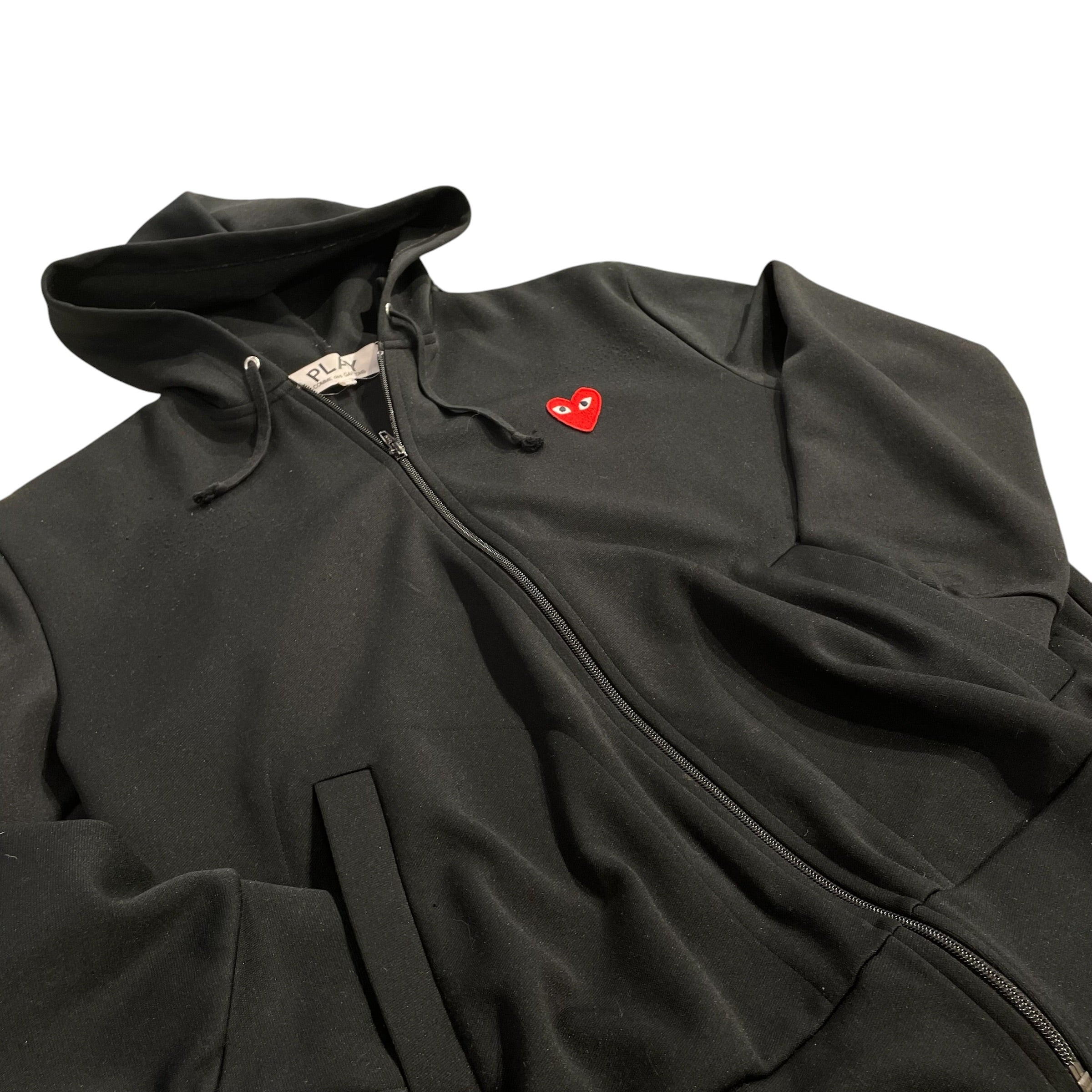 PLAY COMME des GARCONS/Zip Up Hoodie/L/BLK/ view 5