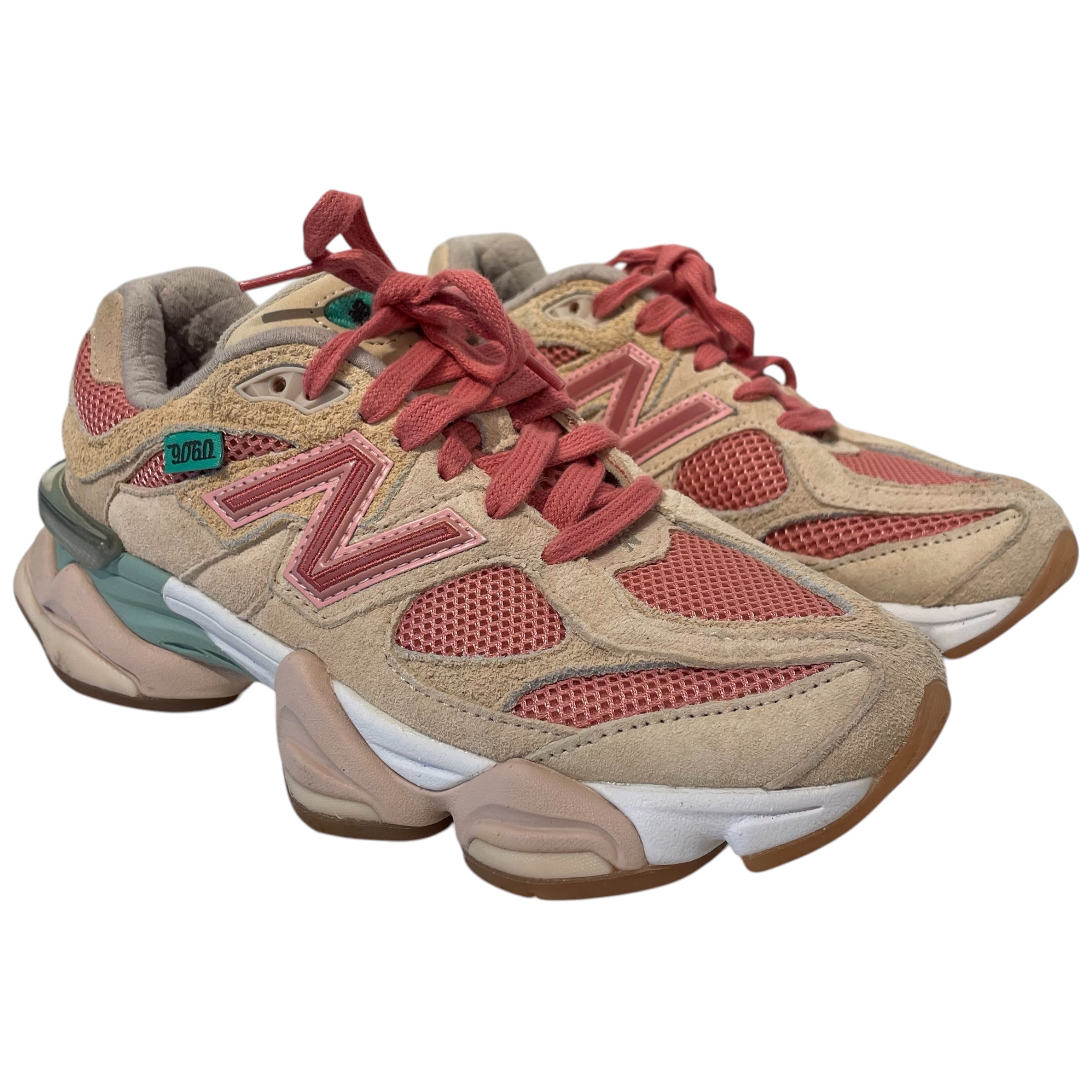 NEW BALANCE/Low-Sneakers/US 5.5/Suede/PNK/ view 1