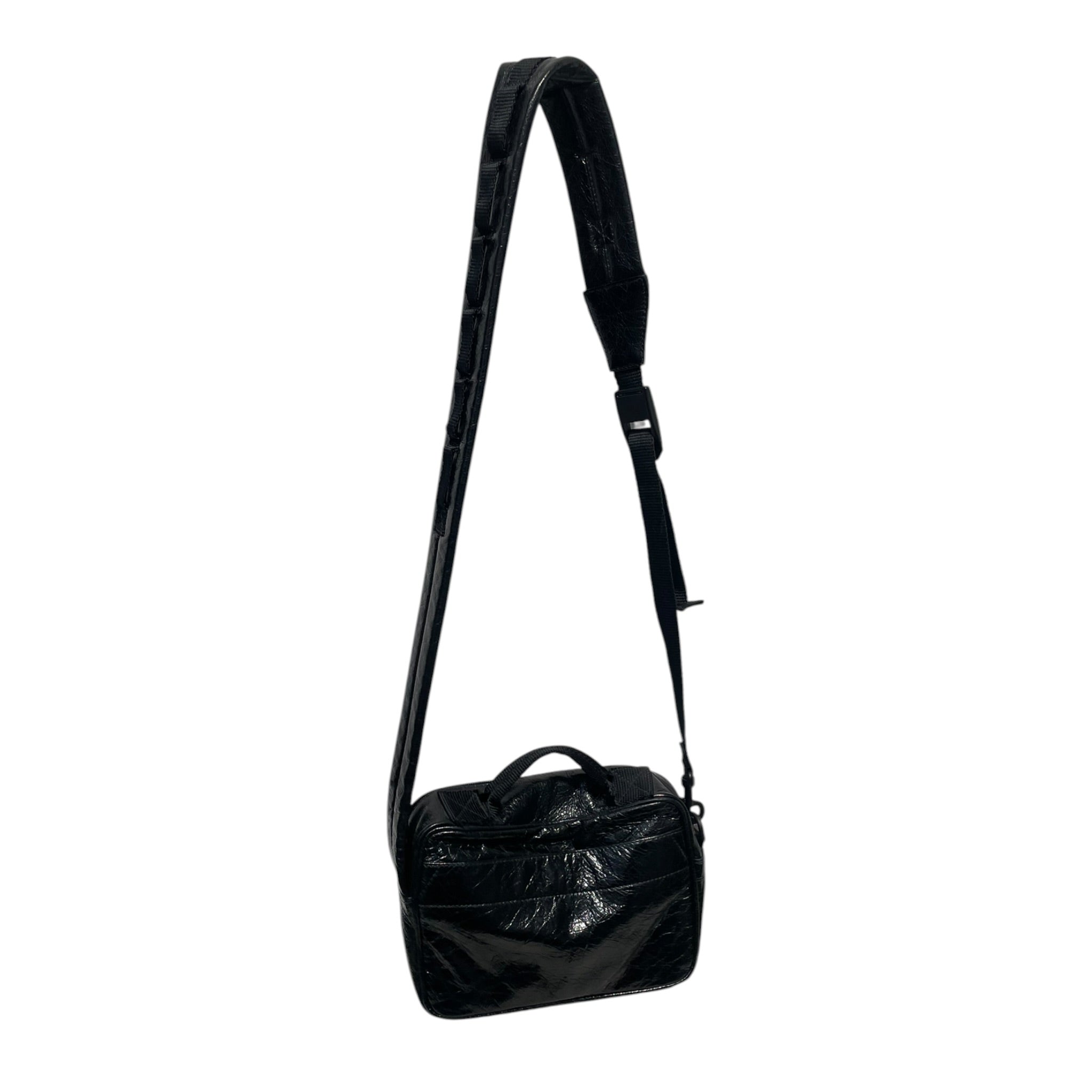 BALENCIAGA/Cross Body Bag/Leather/BLK/TACTICAL LEATHER BAG view 2