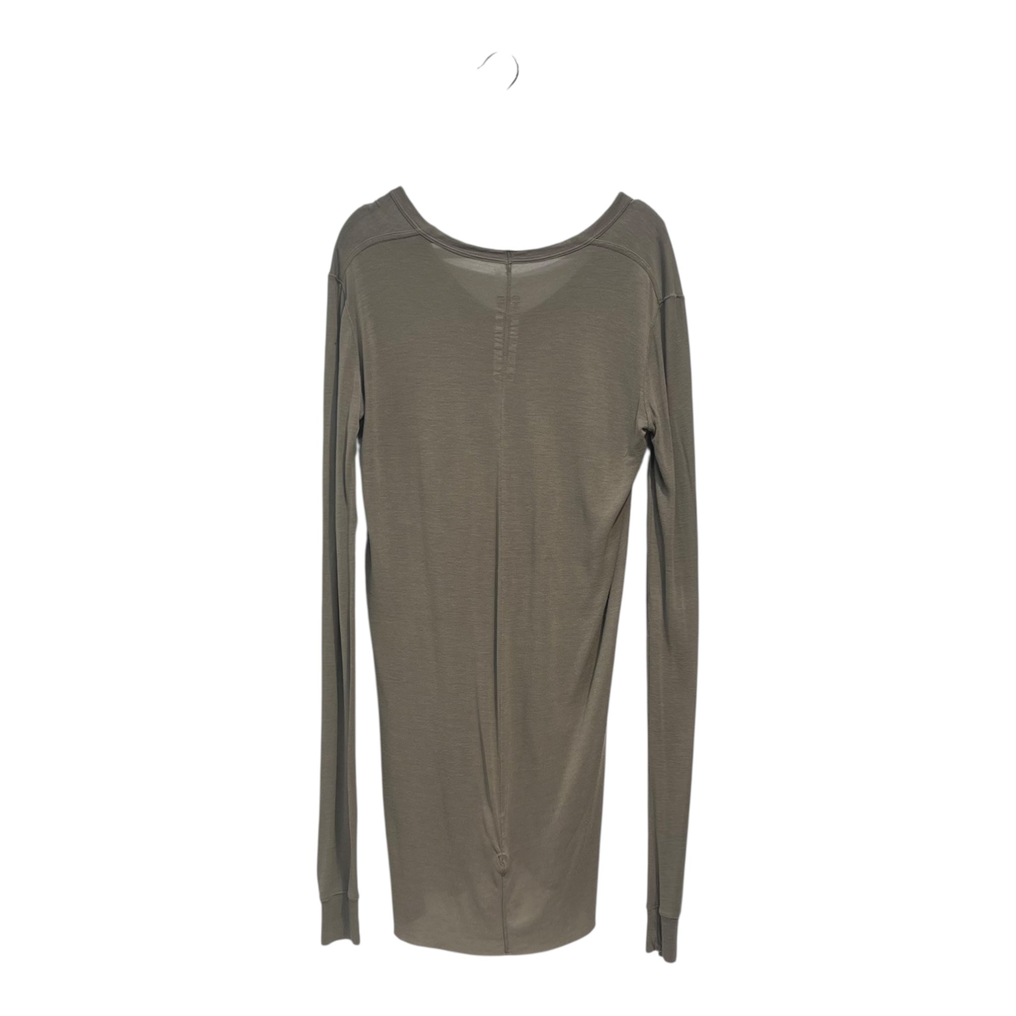 Rick Owens/LS Dress/2/Cotton/GRY/LS t shirt dress mid length view 2