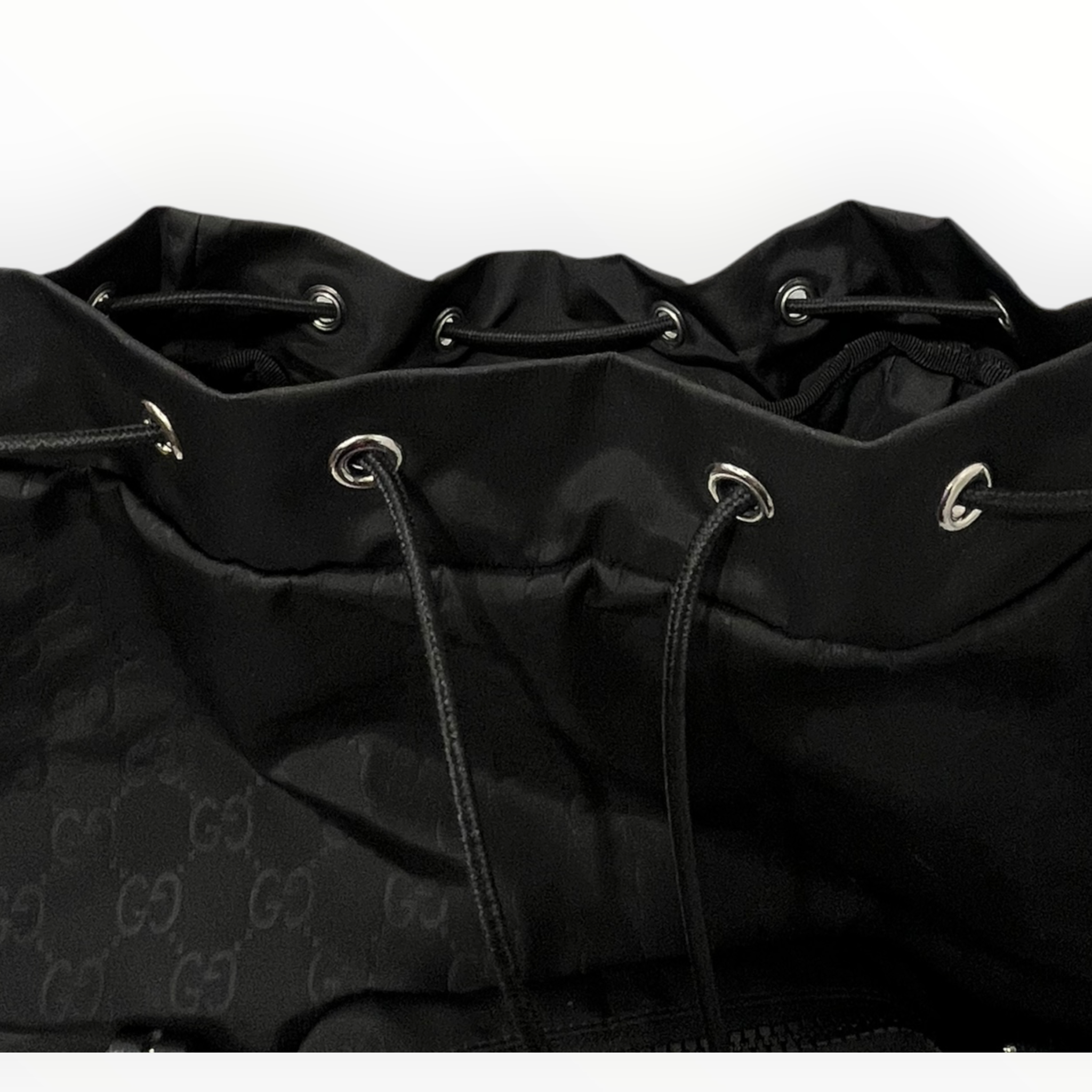 GUCCI/Bag/Monogram/Nylon/BLK/GUCCI MONOGRAM BACKPACK view 6