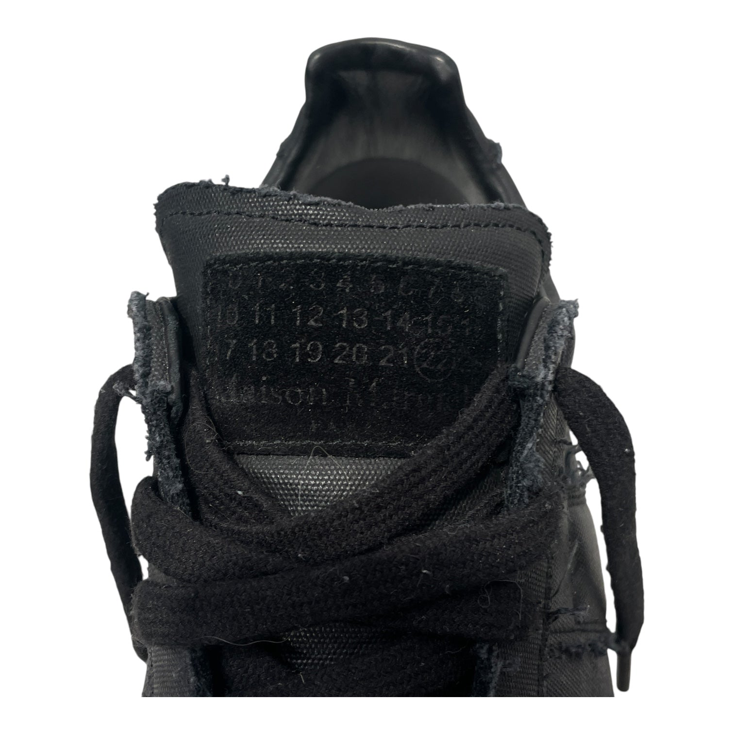 Martin Margiela/Low-Sneakers/EU 44/Leather/BLK/LAMBSKIN GAT DISTRESSED view 4