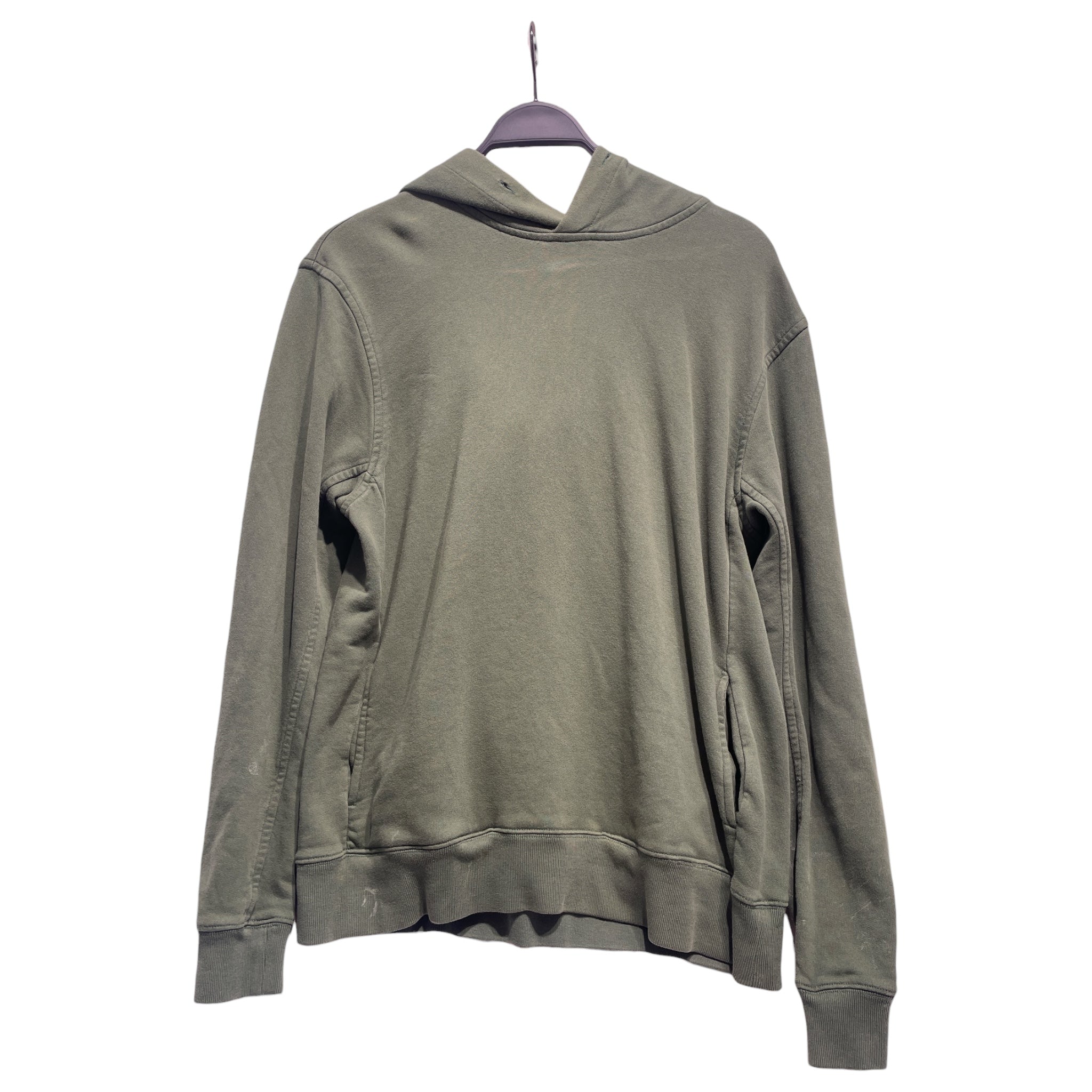 DRIES VAN NOTEN/Hoodie/L/Cotton/GRN/Pocketless Hoodie view 1