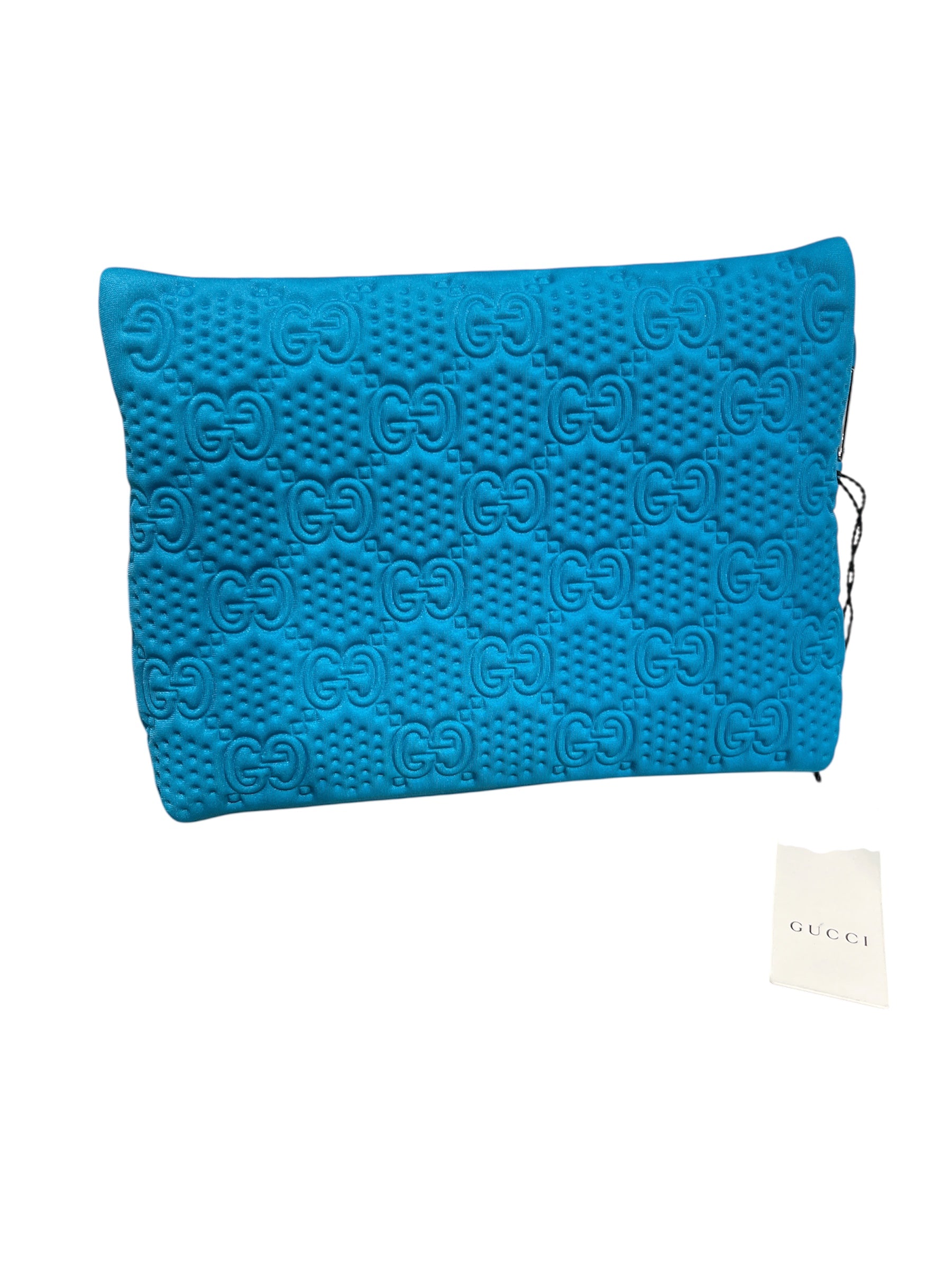 GUCCI/Pouch/Monogram/BLU/SCUBA POUCH view 2