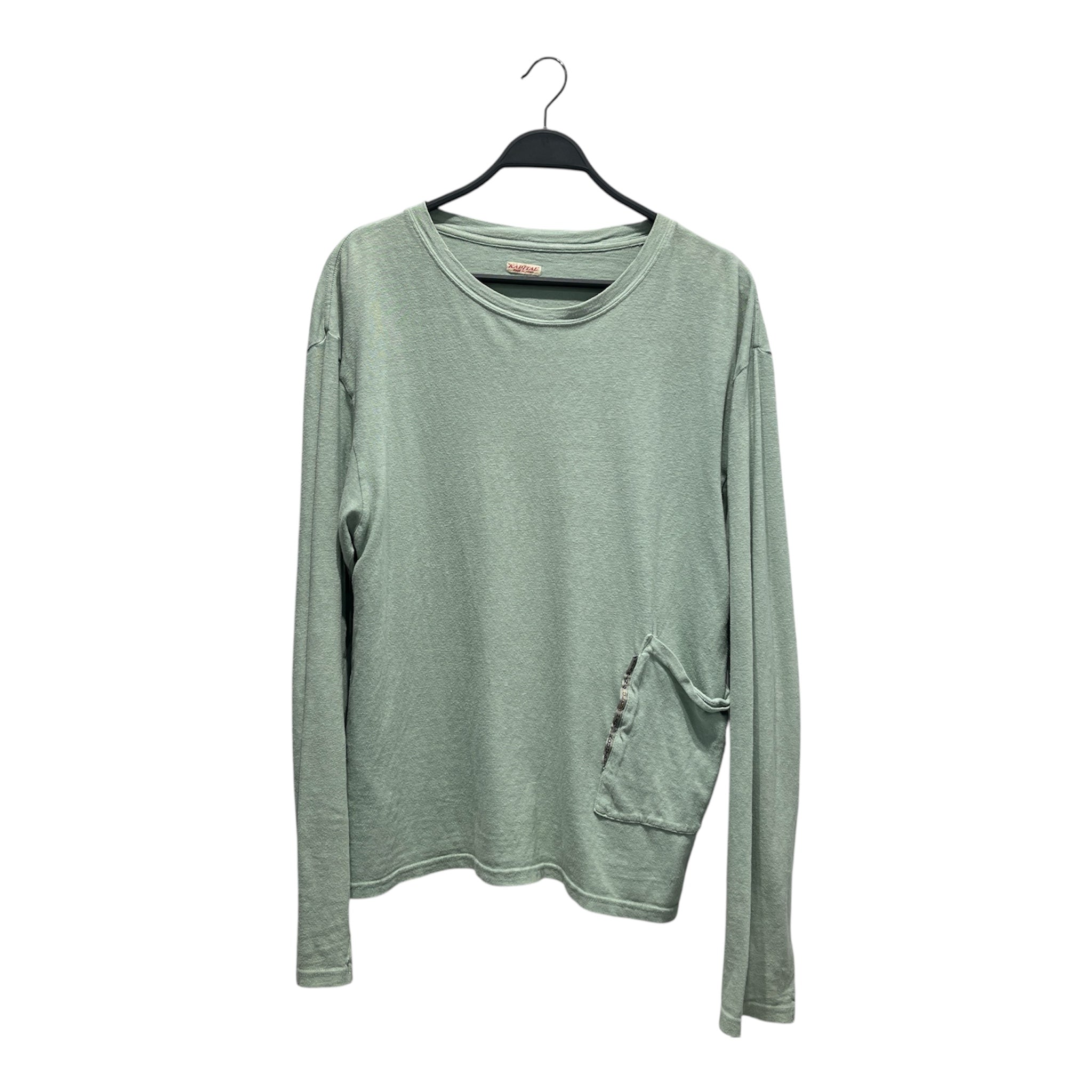 KAPITAL/LS T-Shirt/4/Cotton/GRN/WORKING CLASS HERO KOUNTRY view 1