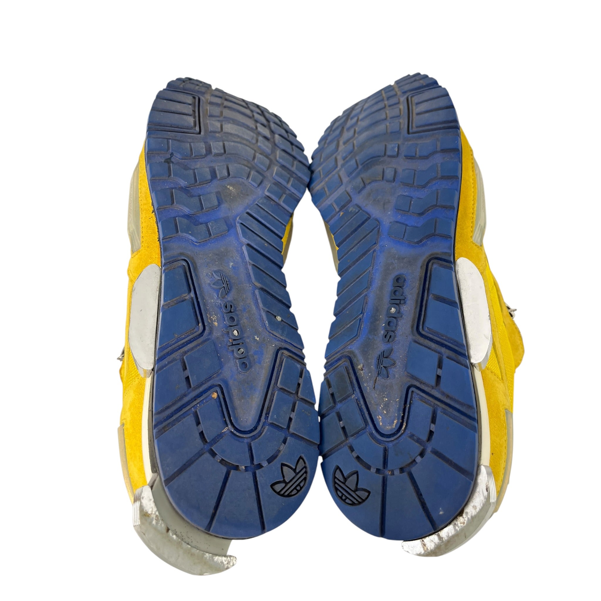 RAF SIMONS/adidas/Low-Sneakers/US 11.5/Suede/YEL/side zip metal rising star view 10