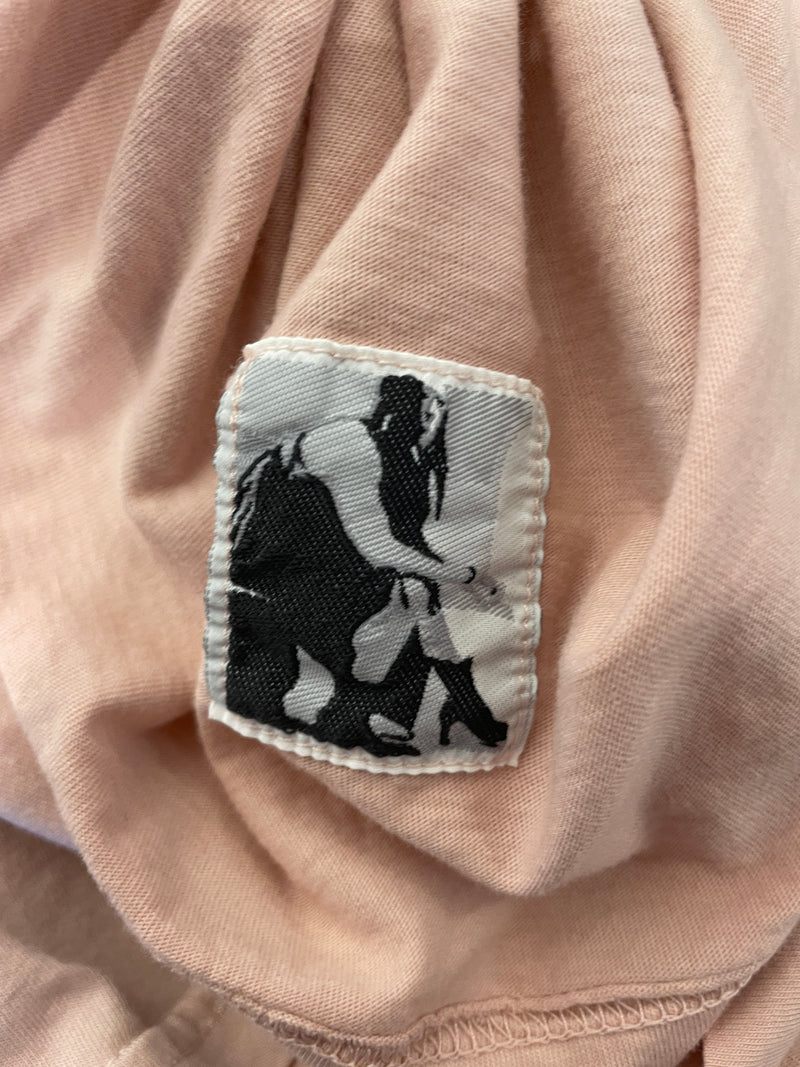 RICK OWENS DRKSHDW/Hoodie/S/Cotton/PNK/HUSTLER HOODIE