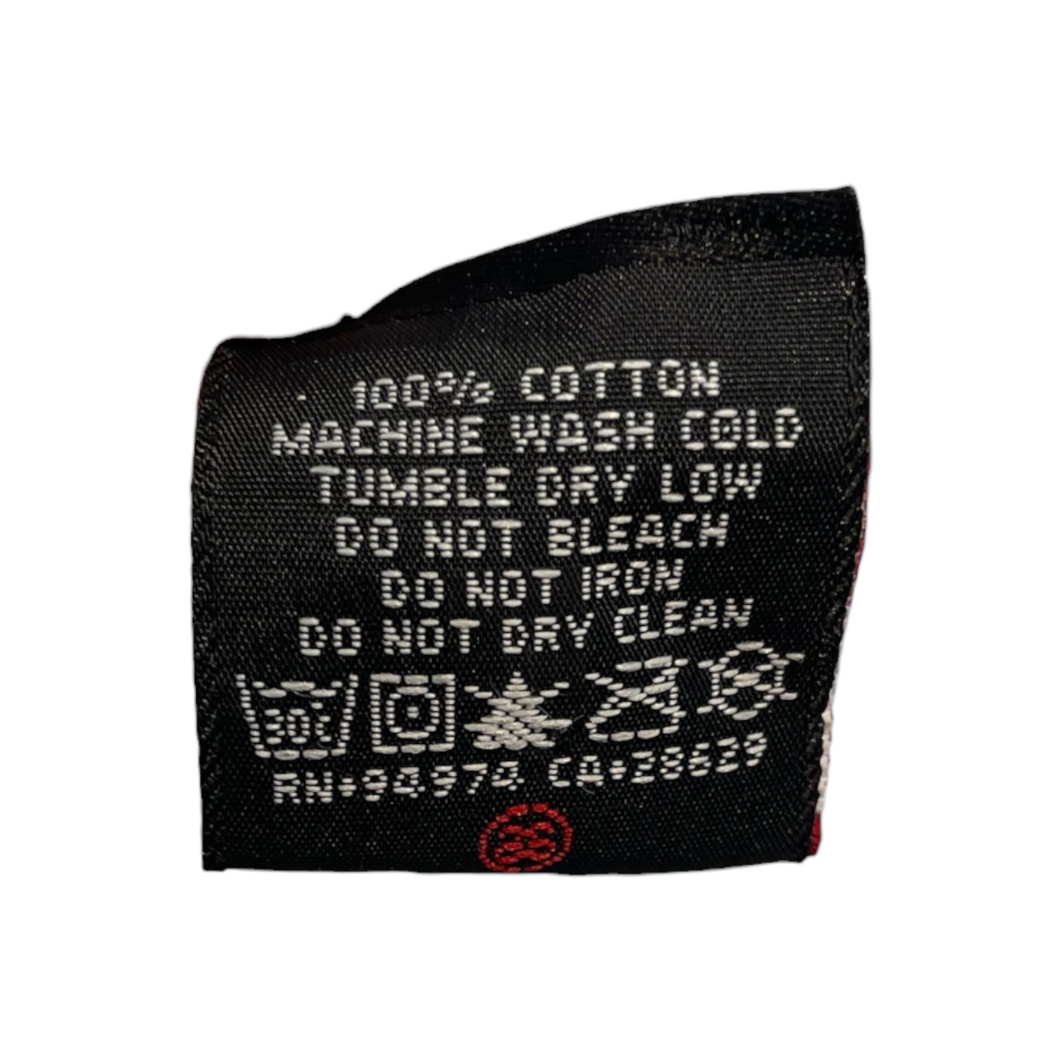 STUSSY/LS T-Shirt/L/Cotton/WHT/BLACK LOGO IN MIDDLE view 4