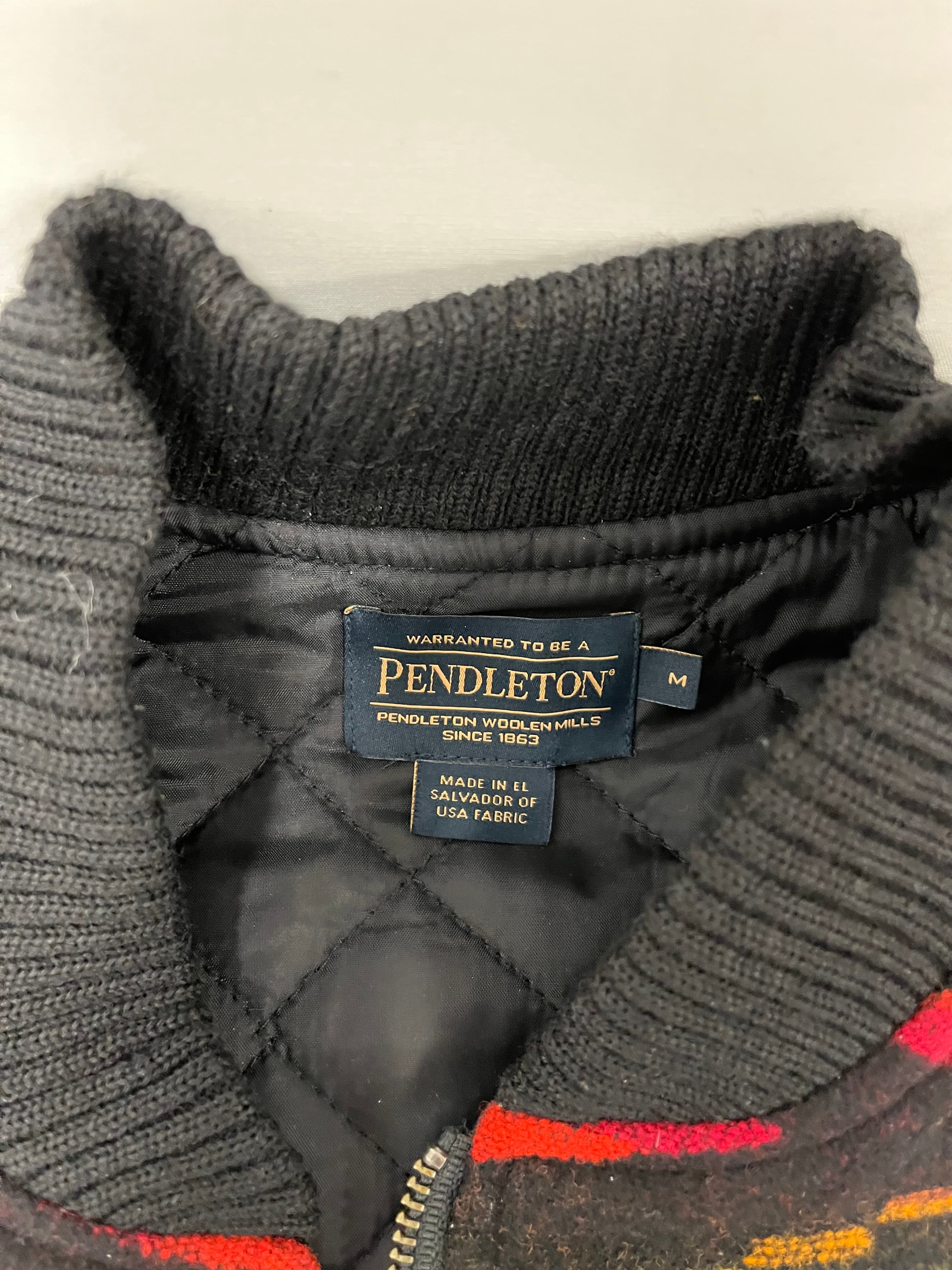 PENDLETON/Vest/M/All Over Print/Wool/MLT/Vest W/ red blue yellow knit view 3