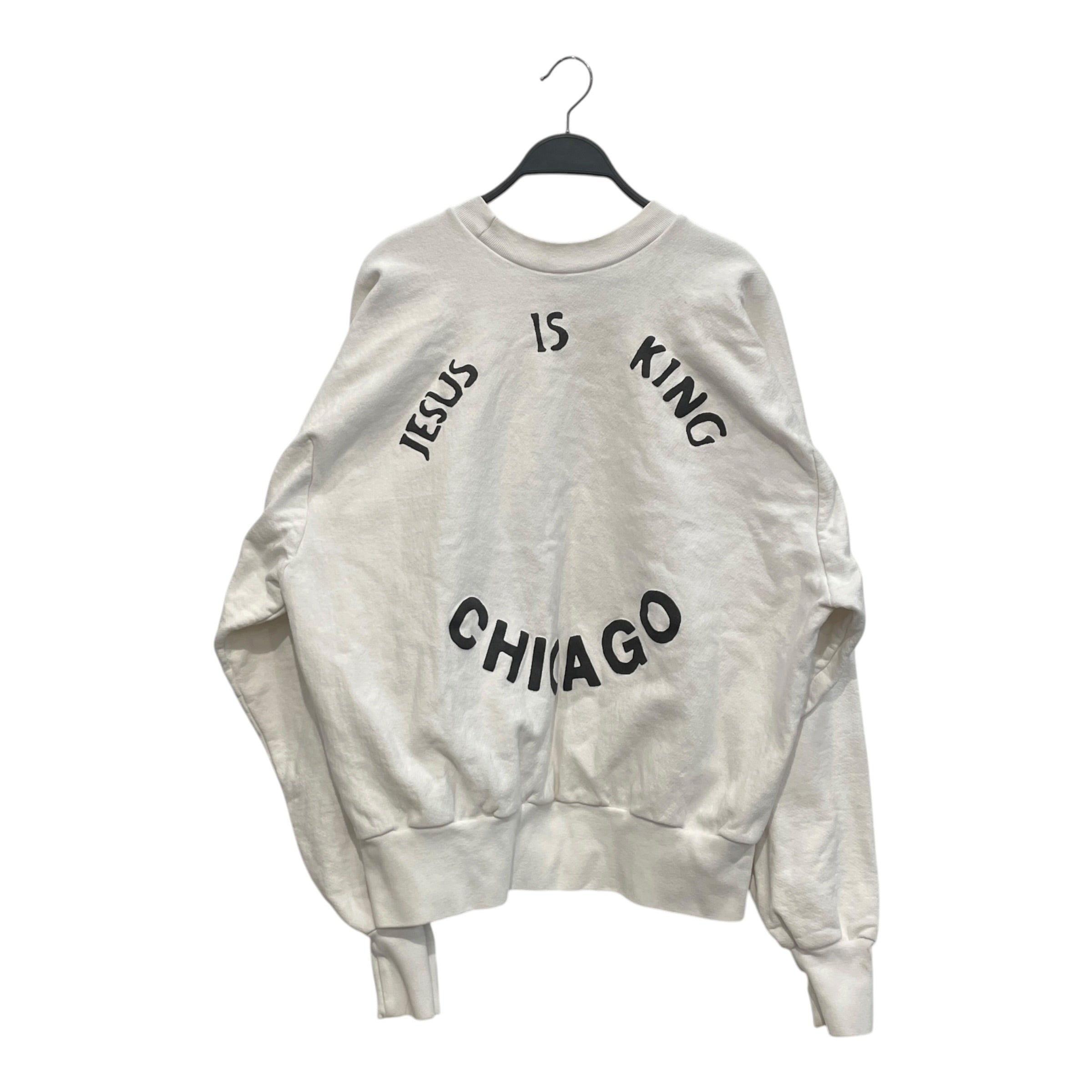 YEEZY/Sweatshirt/Cotton/WHT/JESUS IS KING view 2