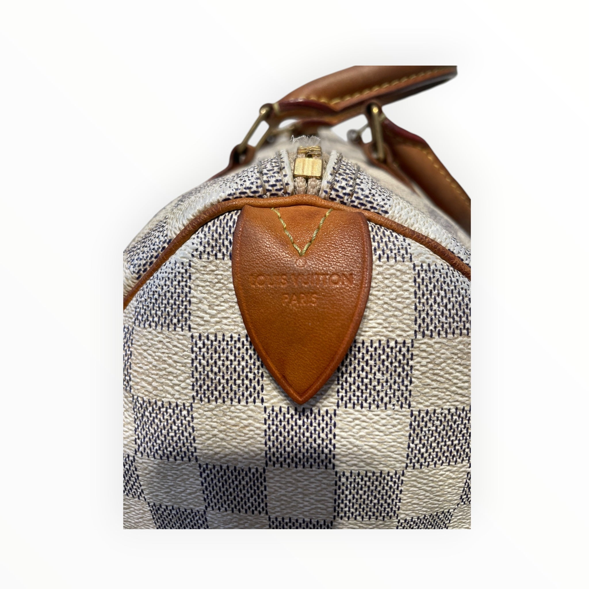 LOUIS VUITTON/Clutch Bag/Monogram/Leather/WHT/speedy 25 view 5
