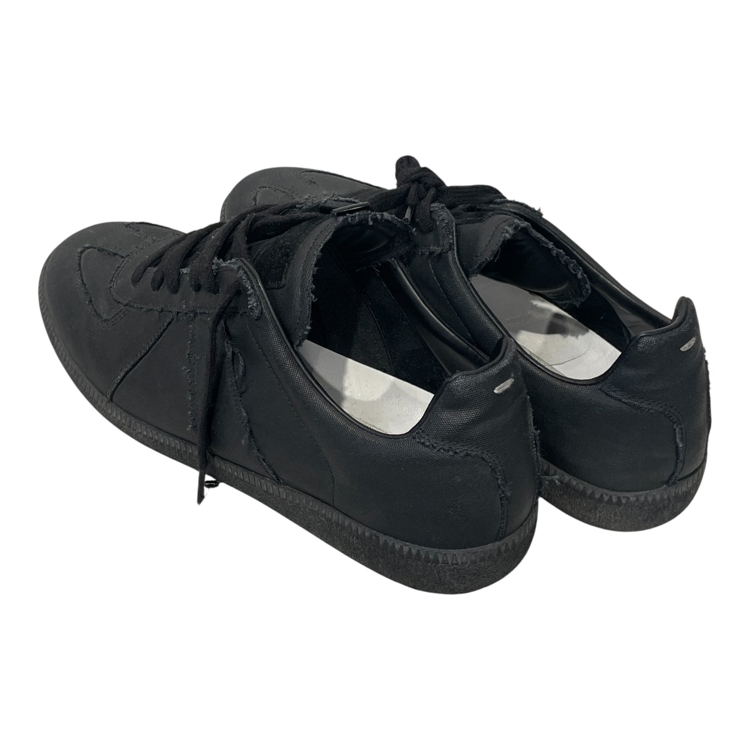 Martin Margiela/Low-Sneakers/EU 44/Leather/BLK/LAMBSKIN GAT DISTRESSED view 2