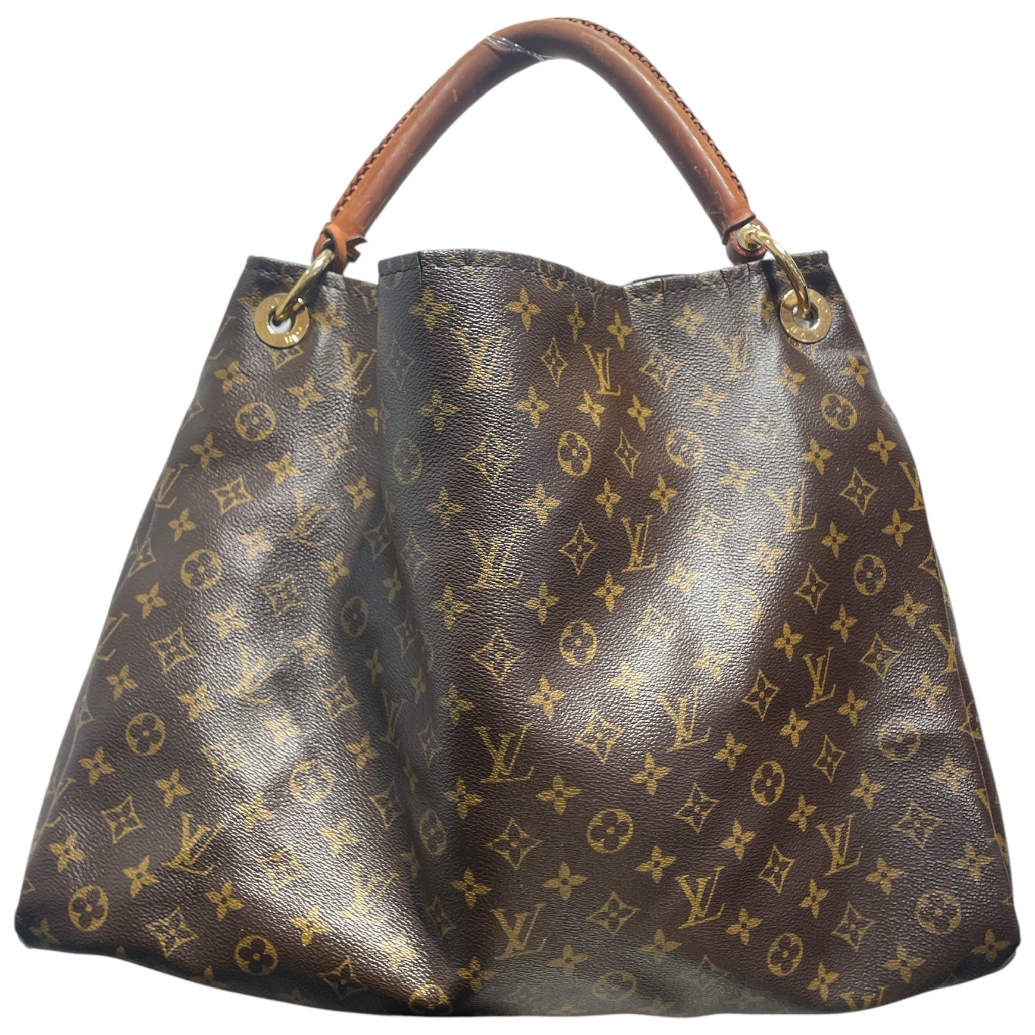 LOUIS VUITTON/Tote Bag/Monogram/Leather/BRW/Arsty LV Tote Damaged view 1