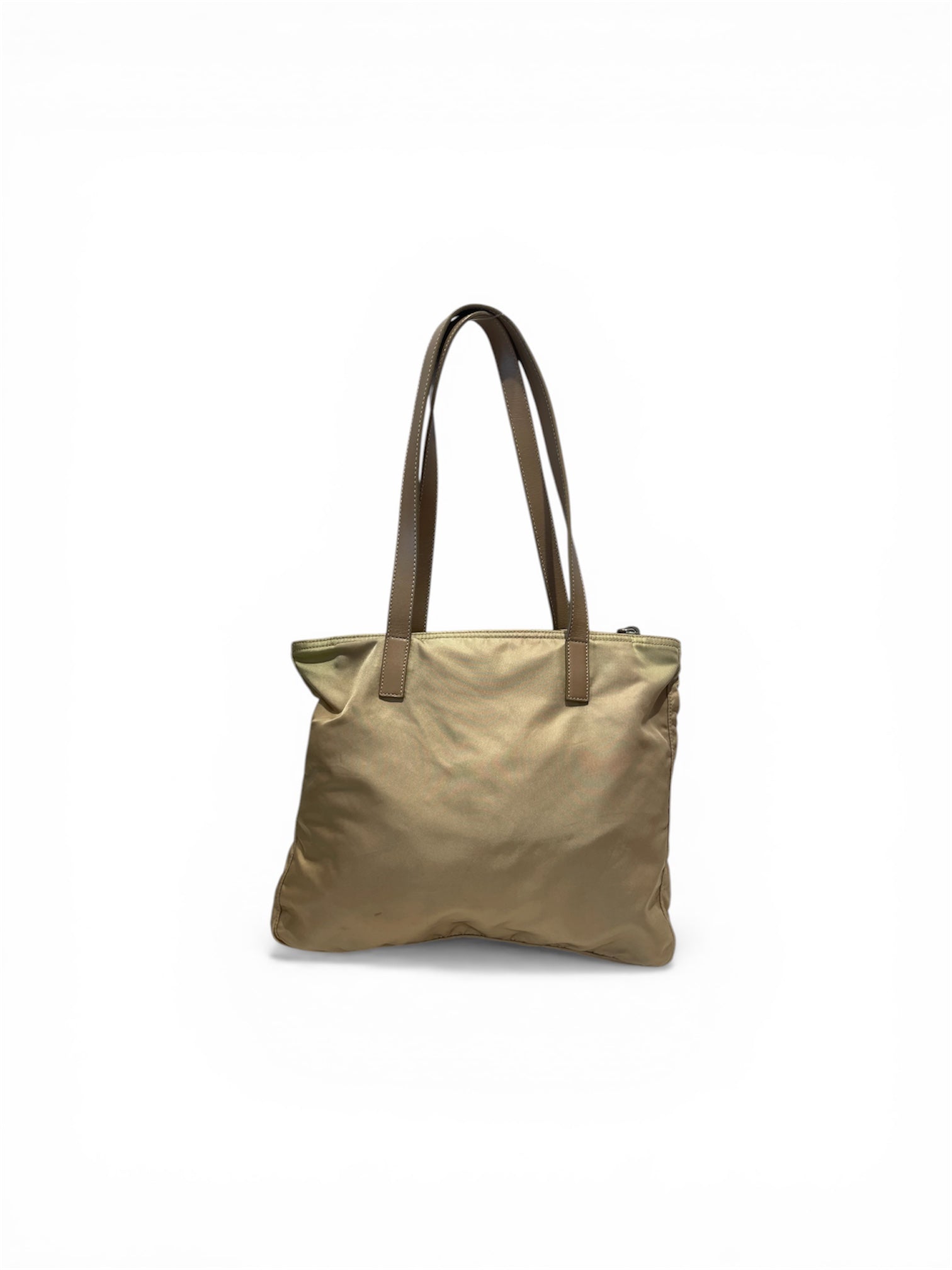 PRADA/Cross Body Bag/Nylon/BEG/NYLON TOTE view 4