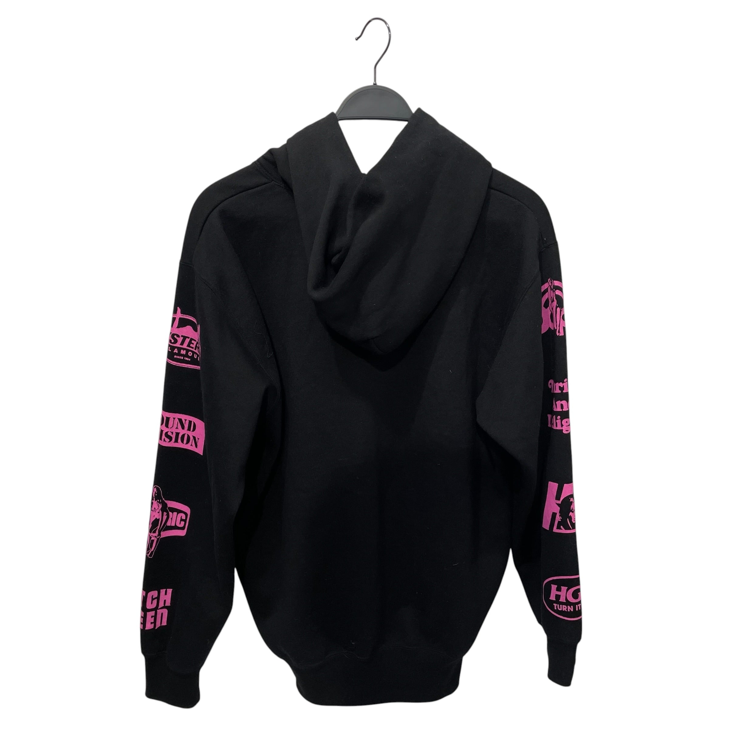 HYSTERIC GLAMOUR/Hoodie/L/Graphic/Cotton/BLK/H&G Logo view 2