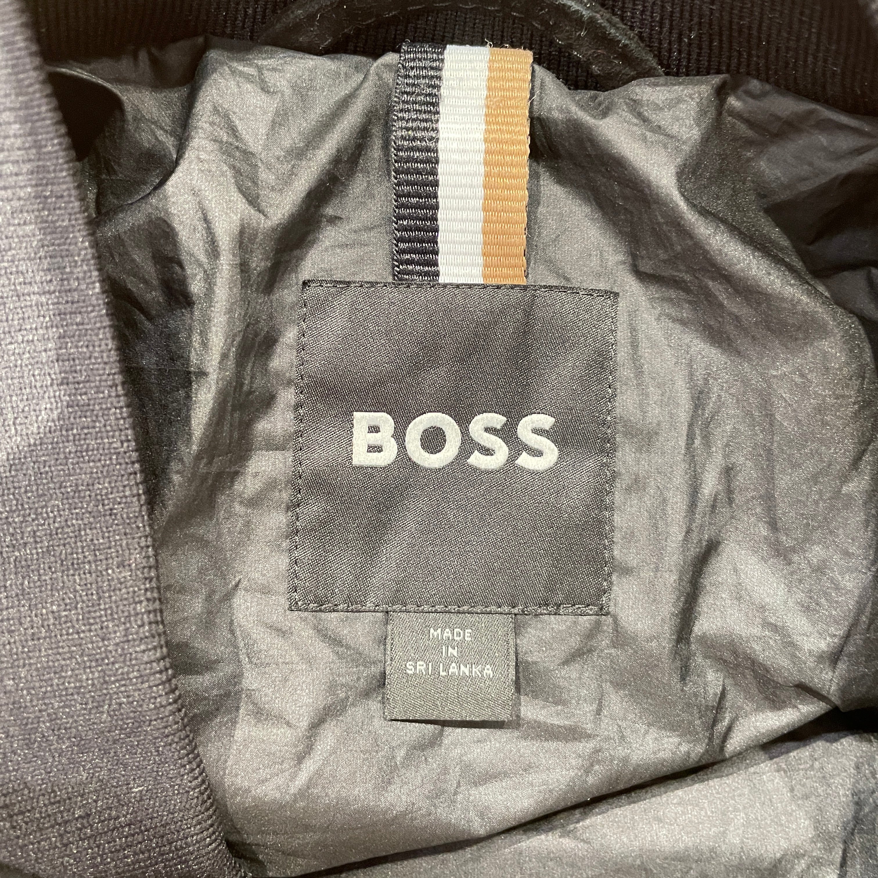 BOSS/Leather Jkt/50/Leather/BLK/Suede Leather Bomber view 3